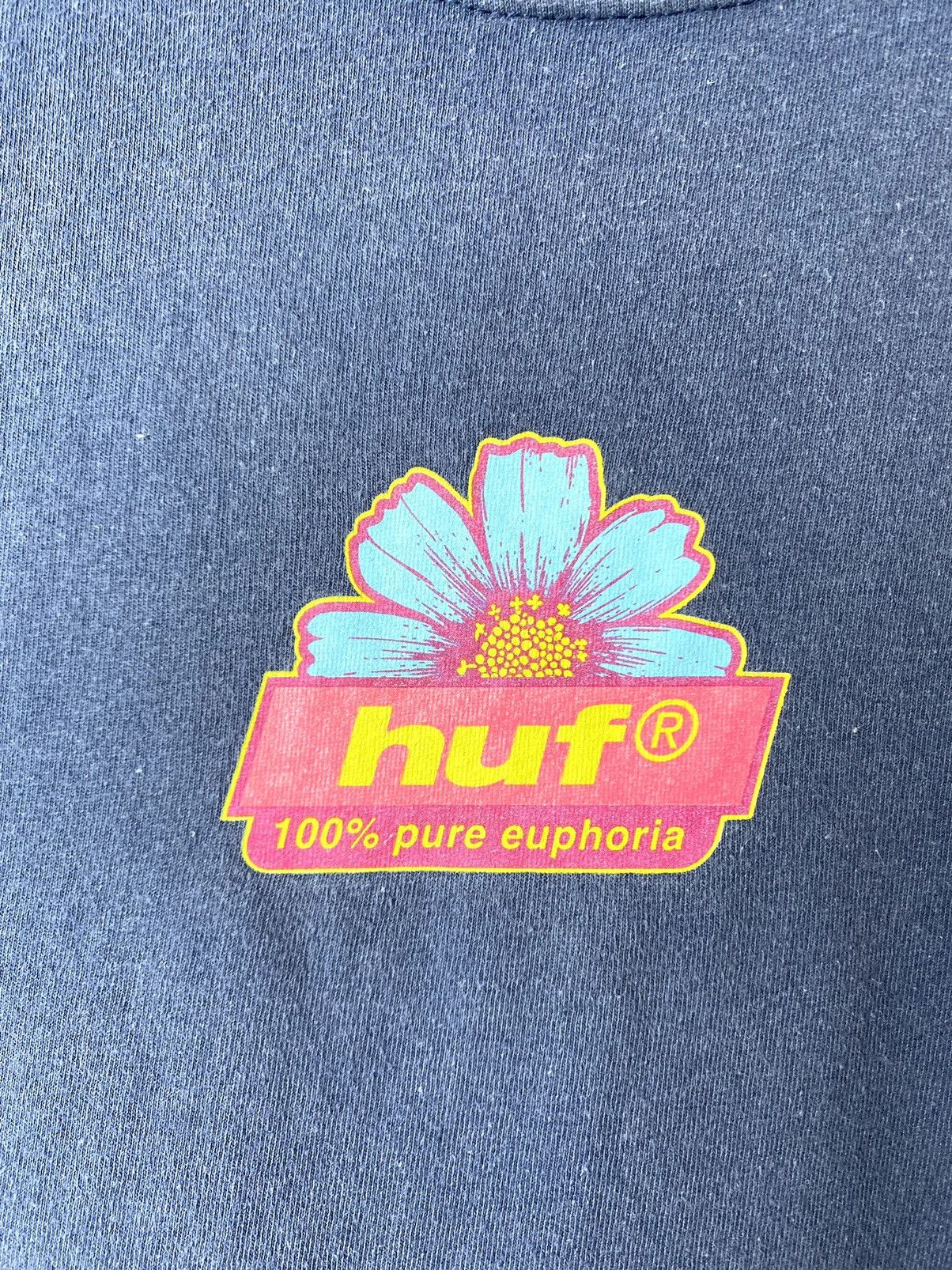 Huf Vintage HUF Sunfaded T Shirt Size US L / EU 52-54 / 3 - 3 Thumbnail