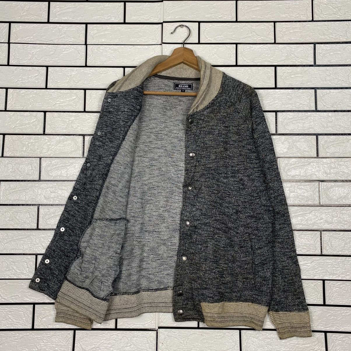 Beams Japan 📌Vintage Shawl Collar Button Jacket Beams Issey Miyake Size US M / EU 48-50 / 2 - 12 Thumbnail