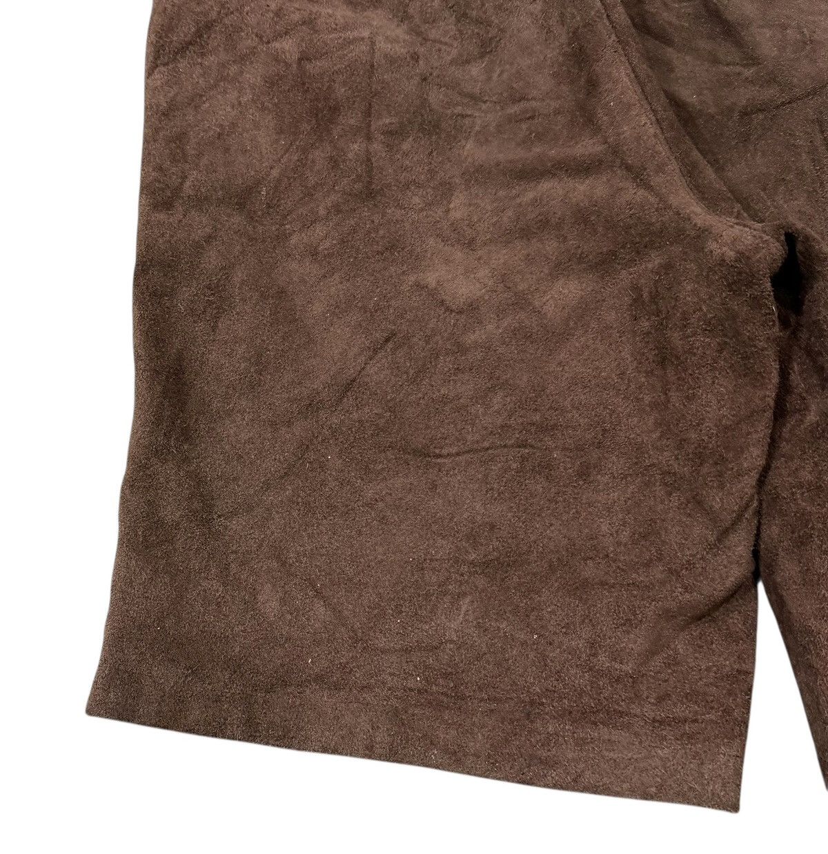Schott Vintage Schott NYC Made In USA Suede Leather Short Pants Size US 30 / EU 46 - 10 Thumbnail
