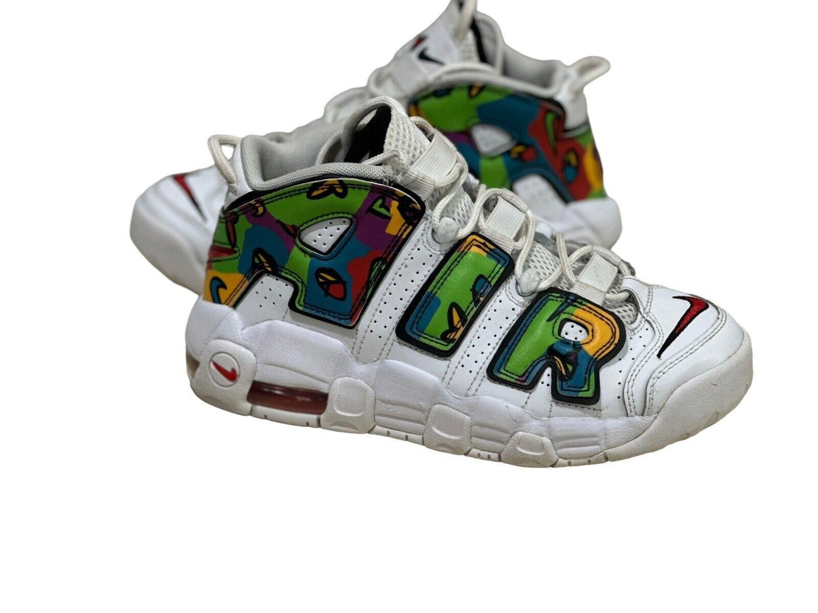 Nike Nike Air More Uptempo GS Peace Love DM8155-100 Size 6.5 Y Size US 6.5 / EU 39-40 - 1 Thumbnail