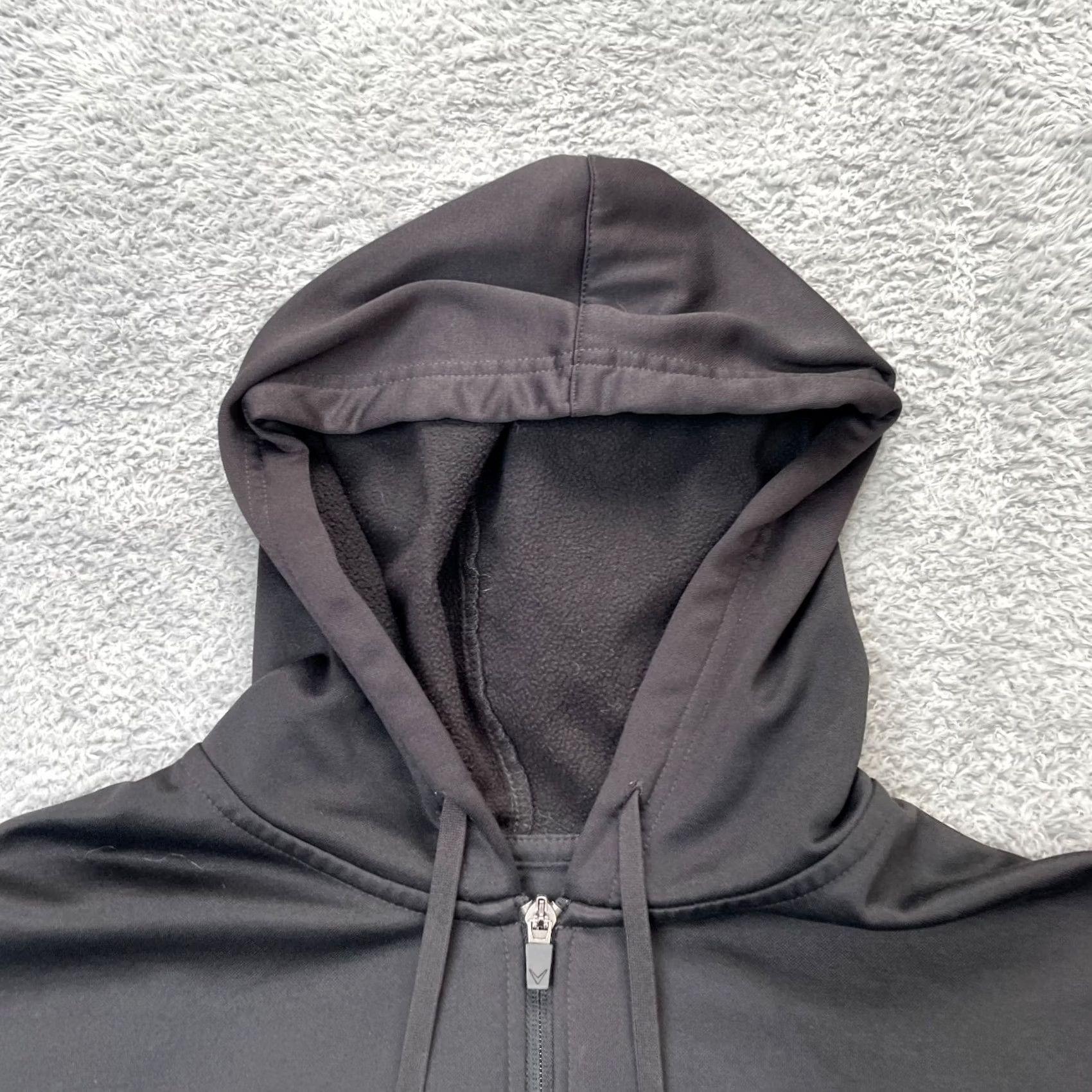 Callaway Callaway Hoodie Mens Large Black Fleece Lined Kangaroo Pockets Full Zip Golf Size US L / EU 52-54 / 3 - 5 Thumbnail