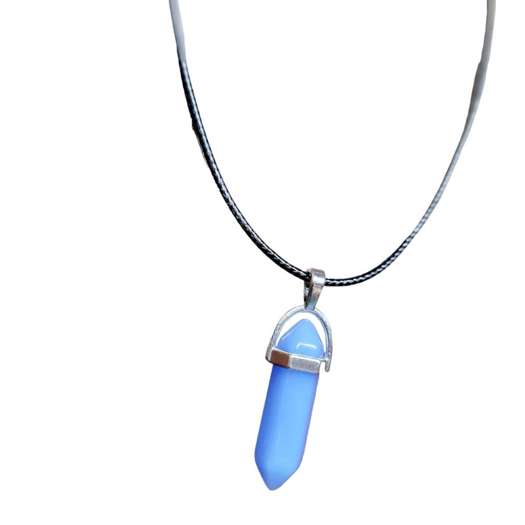 Handmade Blue Crystal Pendant Necklace Size ONE SIZE - 3 Thumbnail