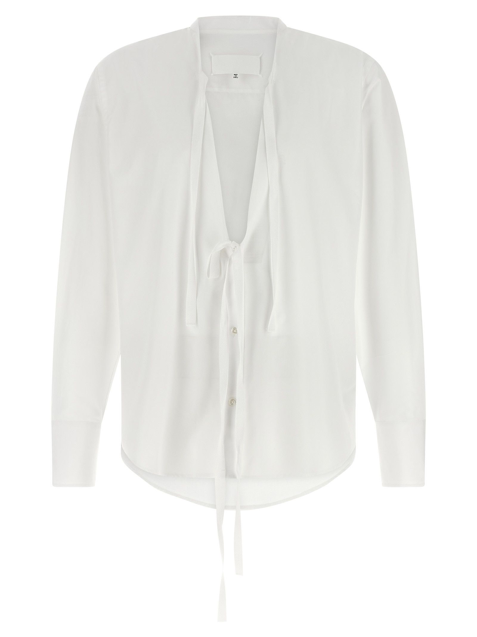 Maison Margiela Raw Cut Hem Shirt Size US M / EU 48-50 / 2 - 1 Thumbnail