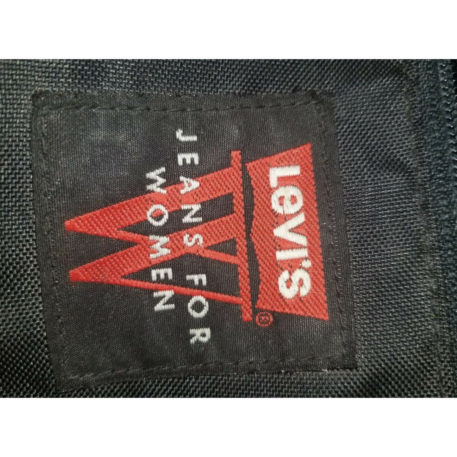 Levi's VINTAGE Levi's Women's Small Black Adjustable Logo Fanny Pack Belt Bag Size ONE SIZE - 4 Thumbnail