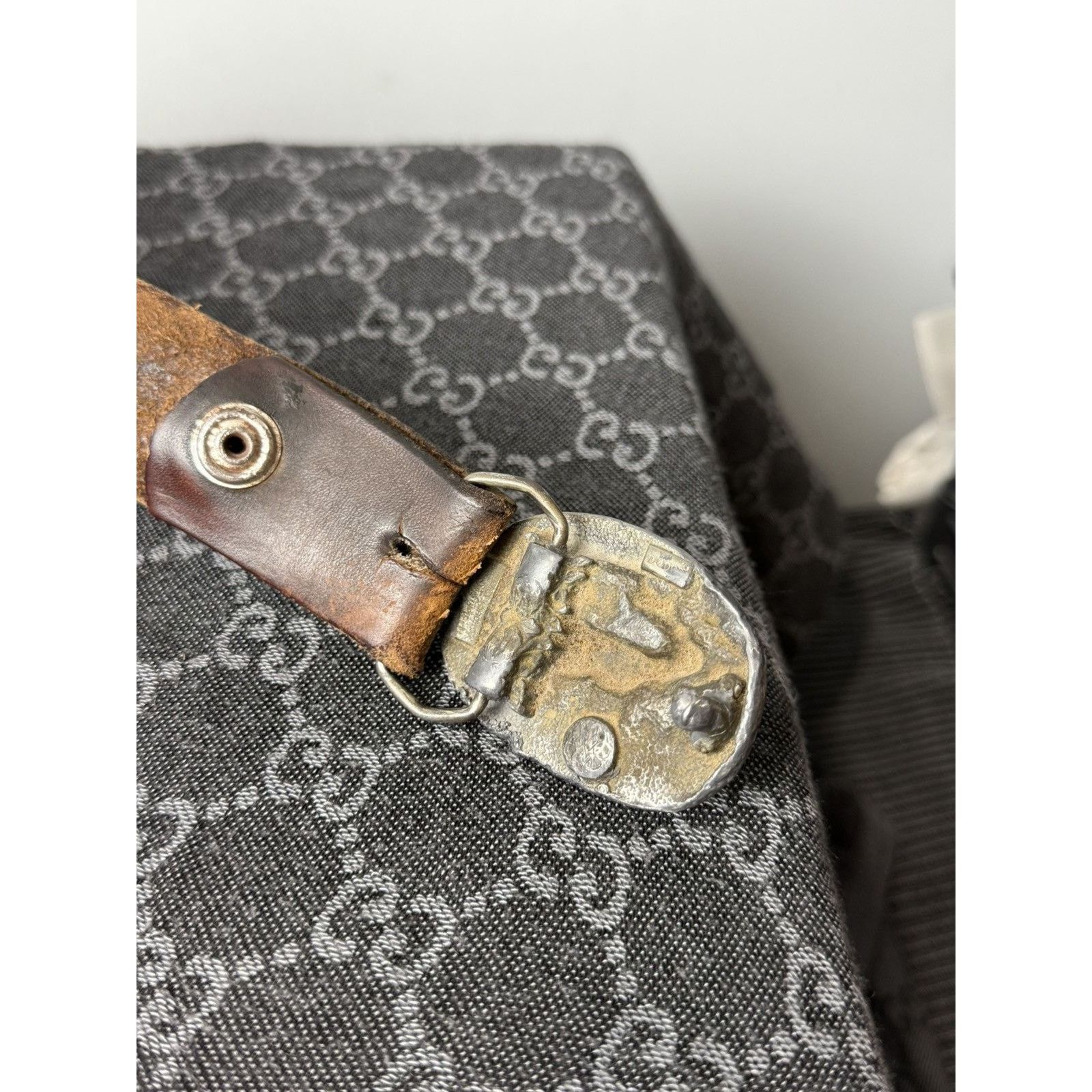 American Apparel Rare Vintage 1985 Hand Made Deer Leather Belt Western Cowboy Size ONE SIZE - 3 Thumbnail