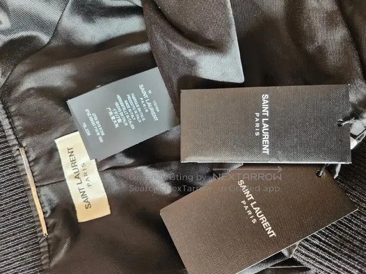 Saint Laurent Paris Sz 50 Saint Laurent Paris Runway Logo Stitches Jacket. Size US M / EU 48-50 / 2 - 6 Thumbnail