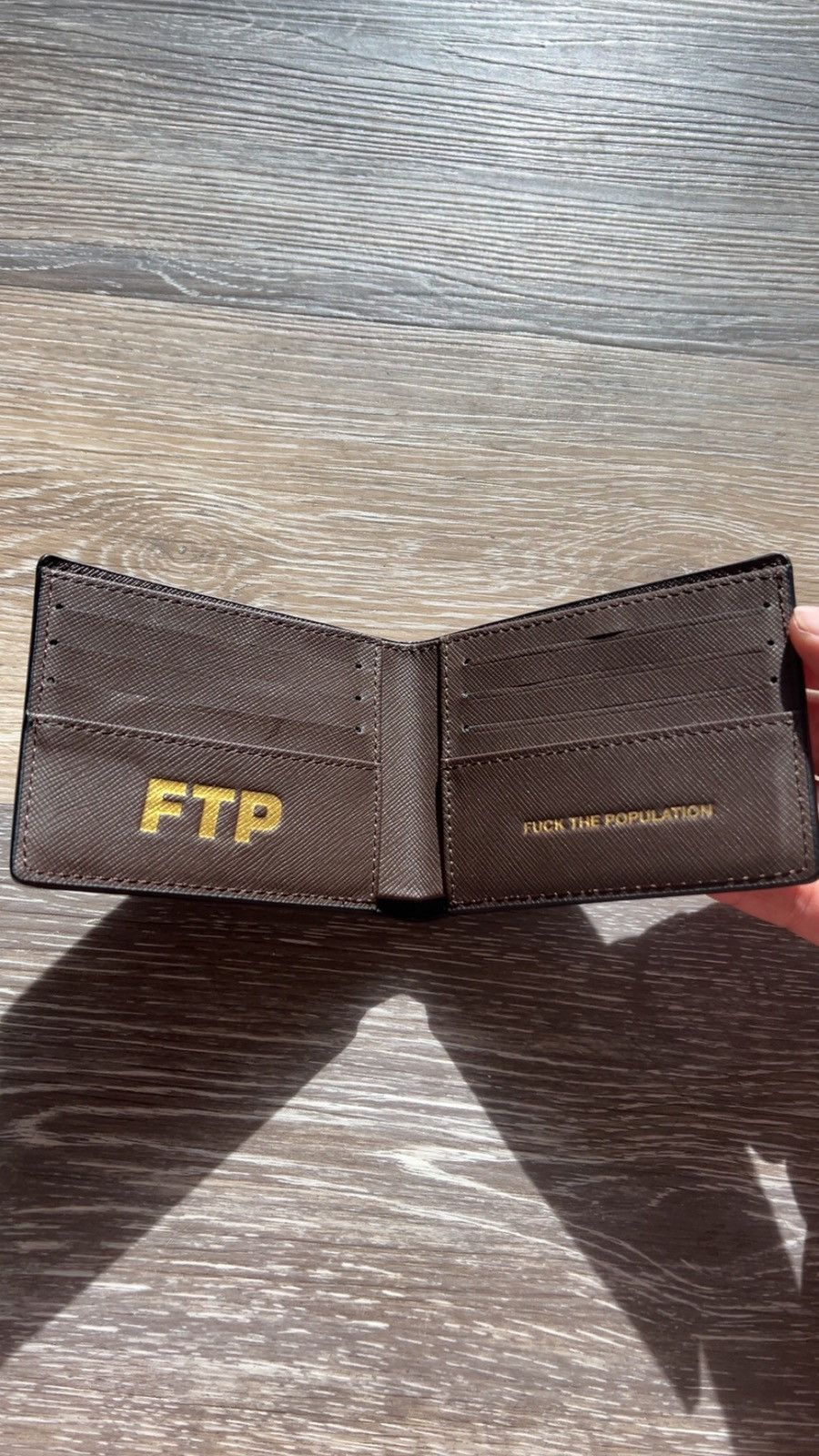 Fuck The Population Ftp monogram logo wallet | Grailed