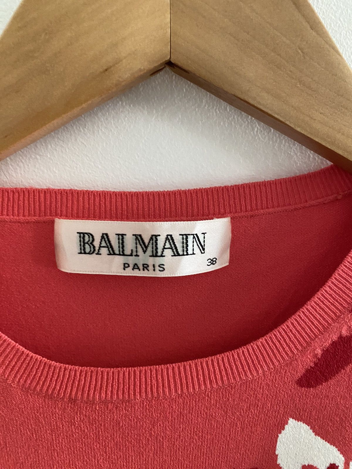 Balmain × Designer BALMAIN FLOWERS PINK SHIRT Size M / US 6-8 / IT 42-44 - 9 Thumbnail