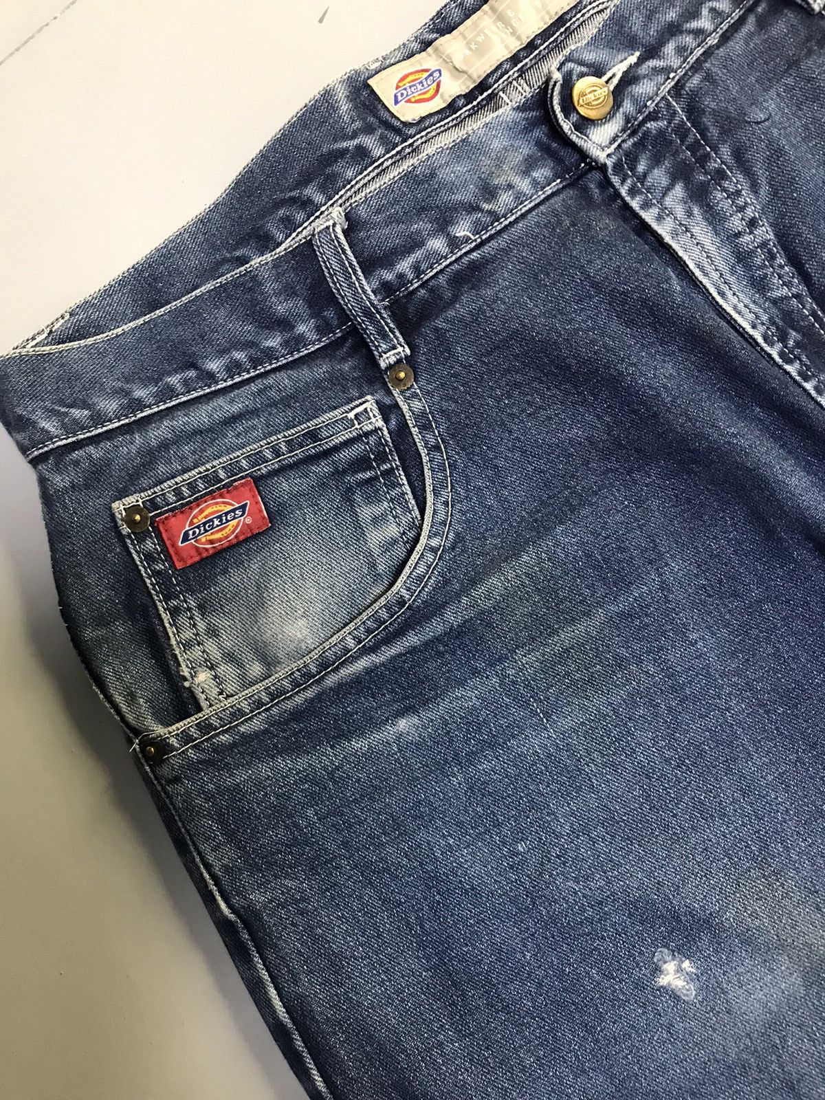 Dickies Vintage dickies big daddy damaged denim Size US 38 / EU 54 - 6 Thumbnail