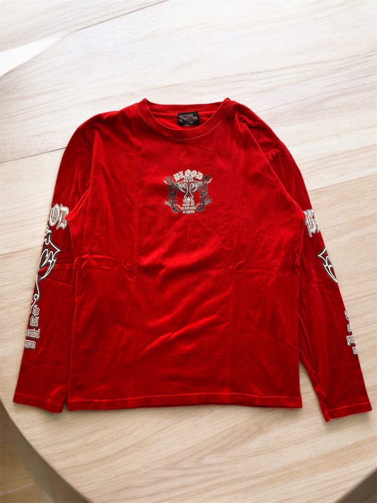 Hysteric Glamour Japanese ThirdWave Cross Poem Seditionaries Long Sleeve Size US M / EU 48-50 / 2 - 2 Thumbnail