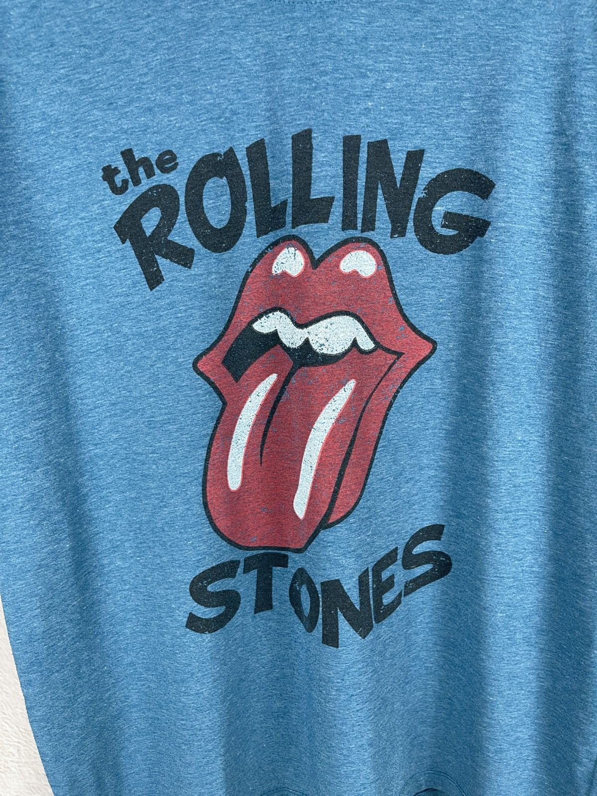 Band Tees The Rolling Stones blue vintage tee shirt Size US L / EU 52-54 / 3 - 4 Thumbnail