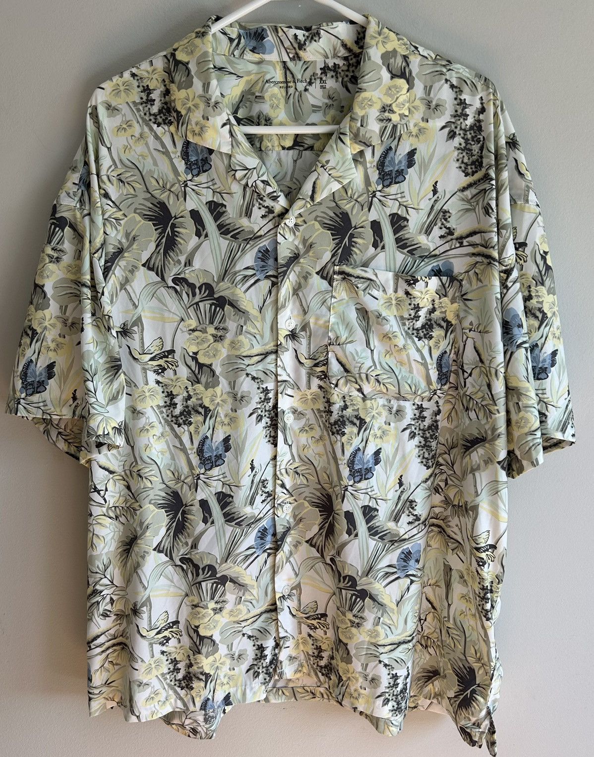 Abercrombie & Fitch Abercrombie & Fitch Shirt Multicolor Floral Relaxed Hawaiian Size US XXL / EU 58 / 5 - 1 Thumbnail