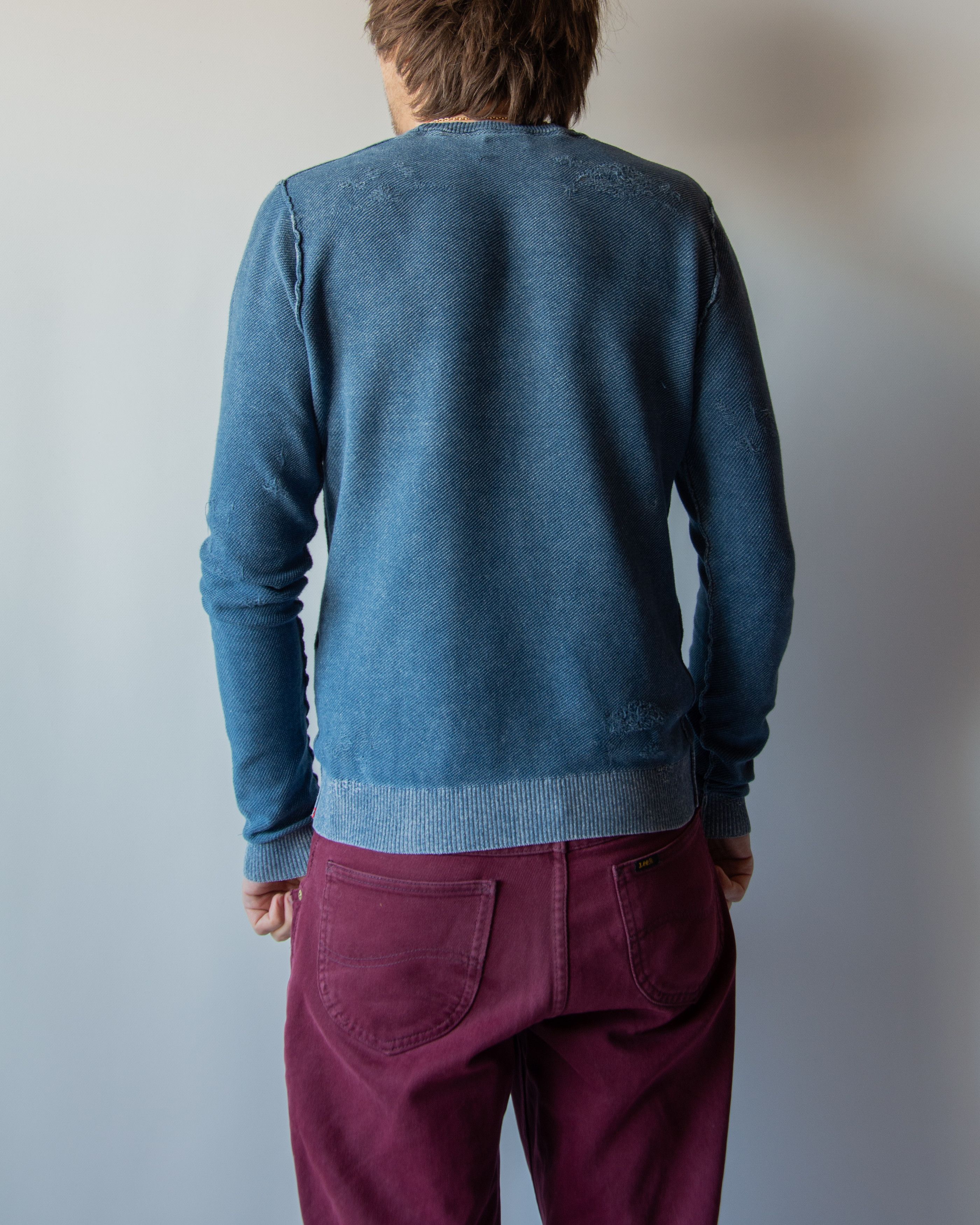 Diesel Diesel destroyed denim long sleeve Size US L / EU 52-54 / 3 - 3 Thumbnail