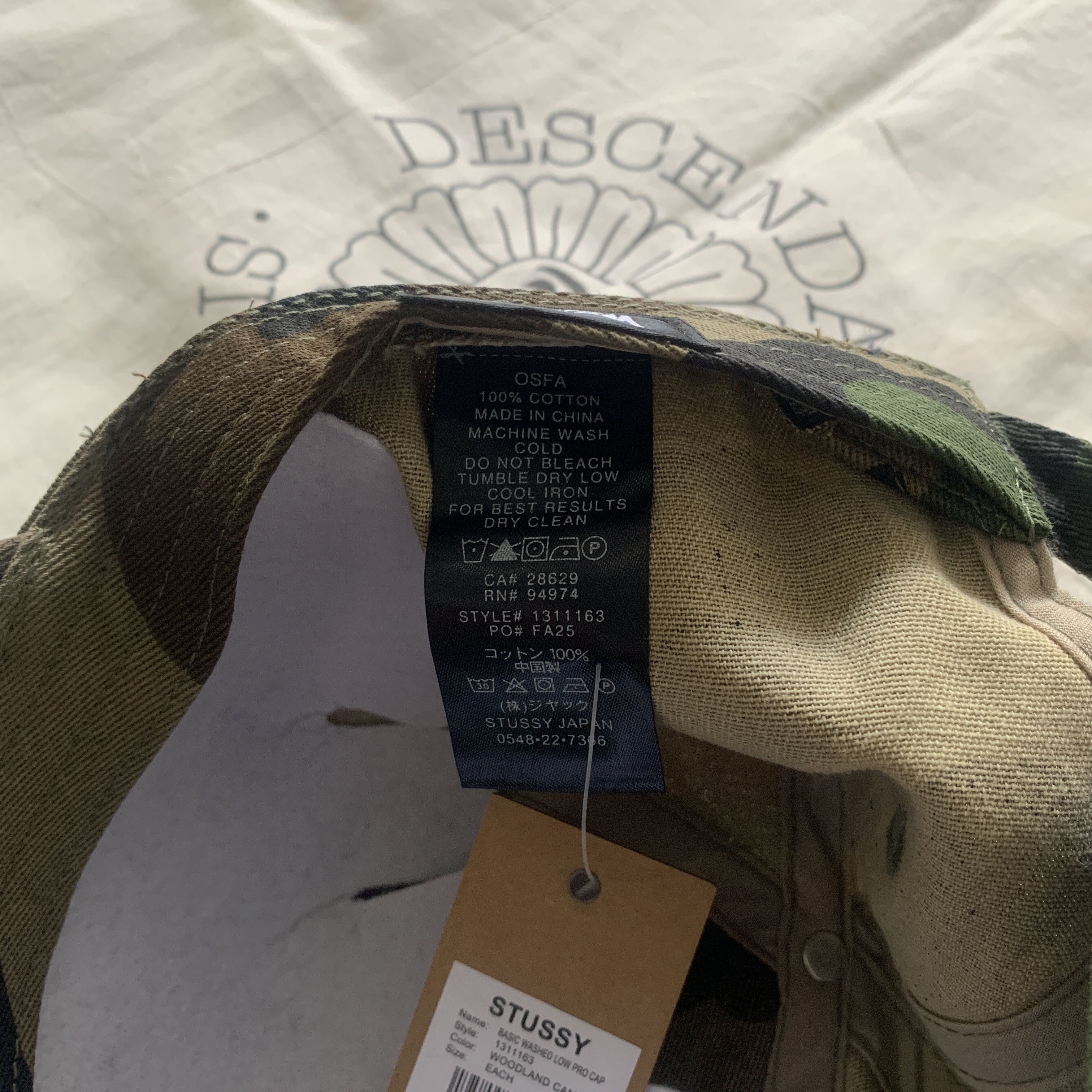 Stussy Stussy basic washed low pro cap Size ONE SIZE - 6 Thumbnail