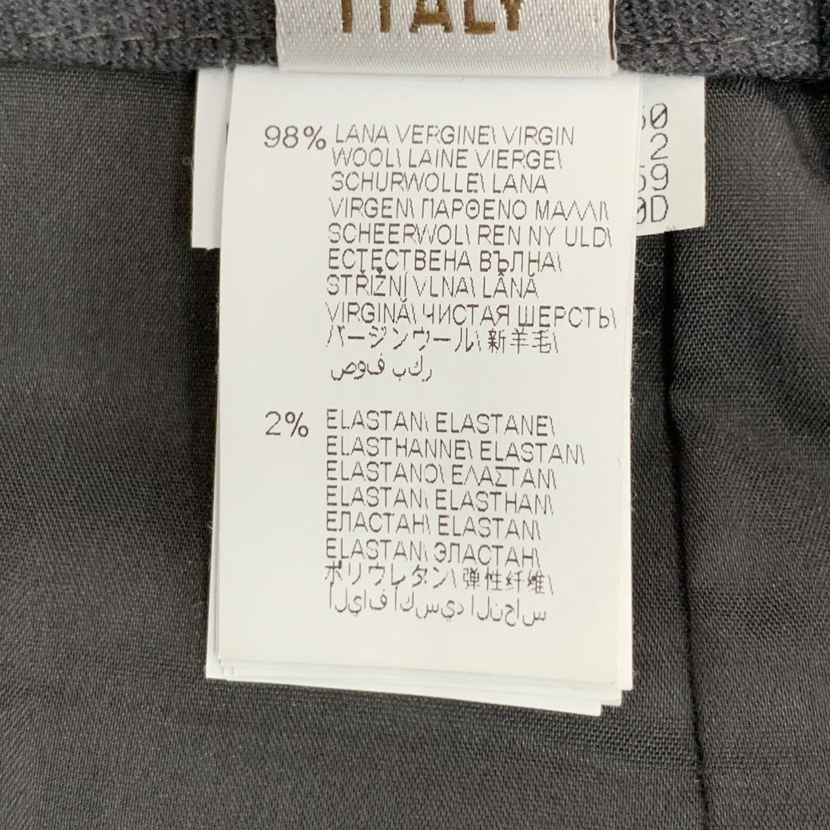 Brunello Cucinelli Brunello Cucinelli Dark Grey Beaded Belt Wool Skirt K26WX Size 26" / US 2 / IT 38 - 7 Thumbnail