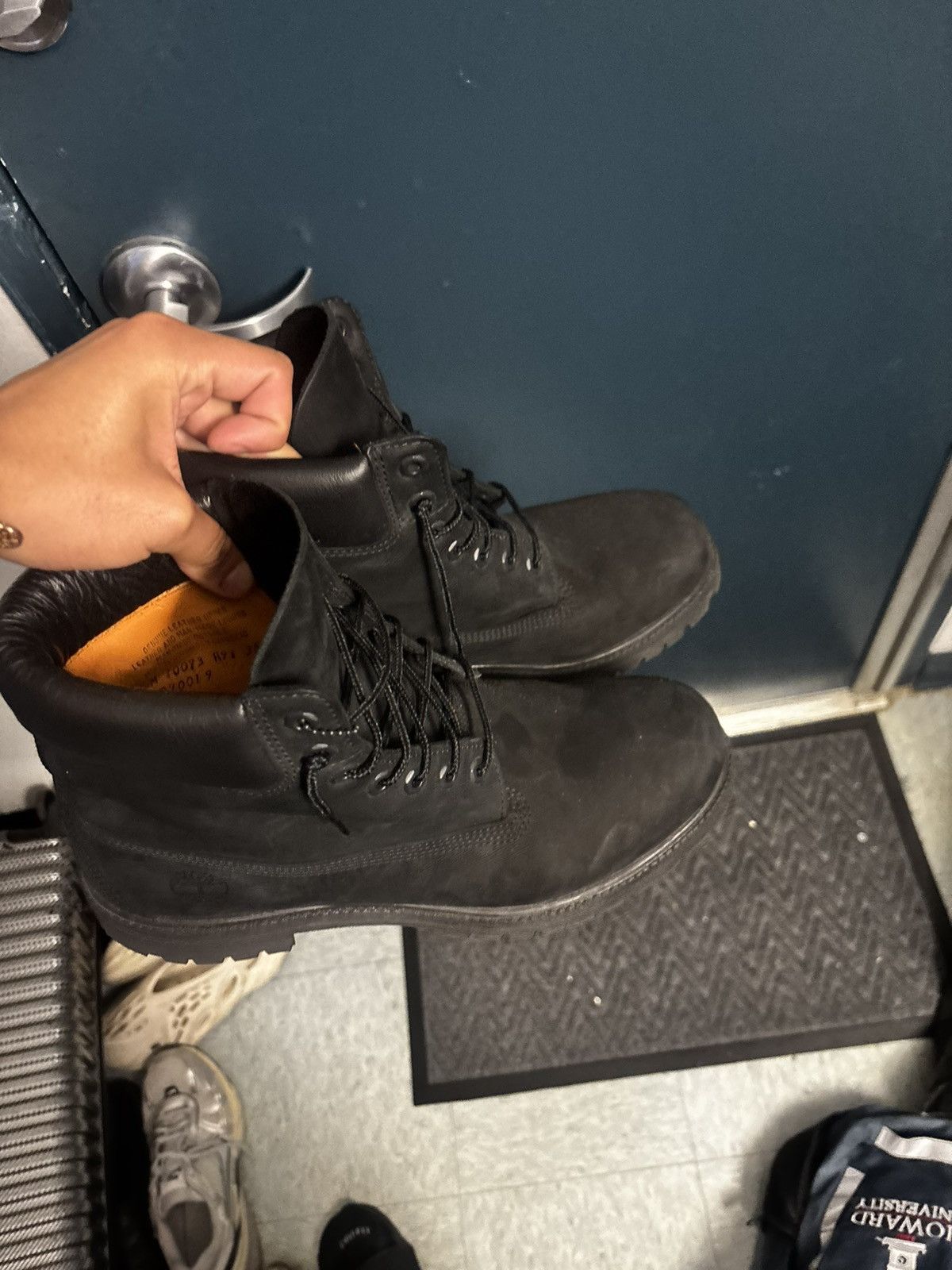 Timberland Black Timberlands 6’ inch Boots Size US 11.5 / EU 44-45 - 1 Thumbnail