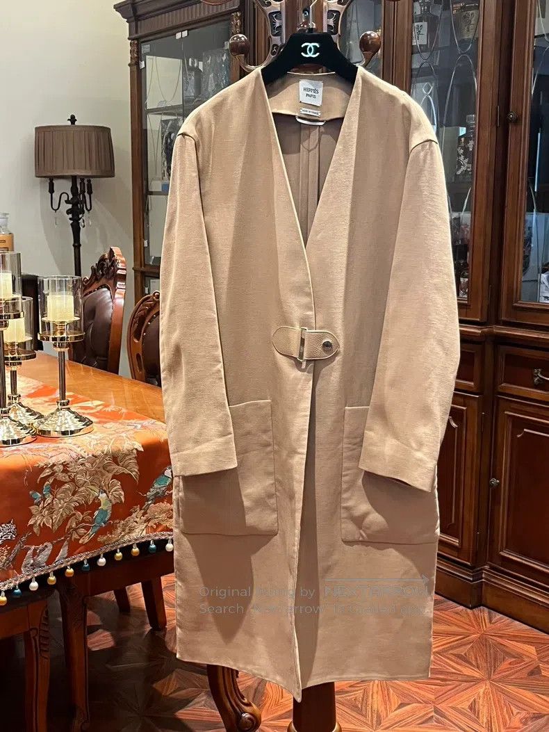 Hermes Hermes 100% Cashmere Overcoat Size XS / US 0-2 / IT 36-38 - 1 Thumbnail