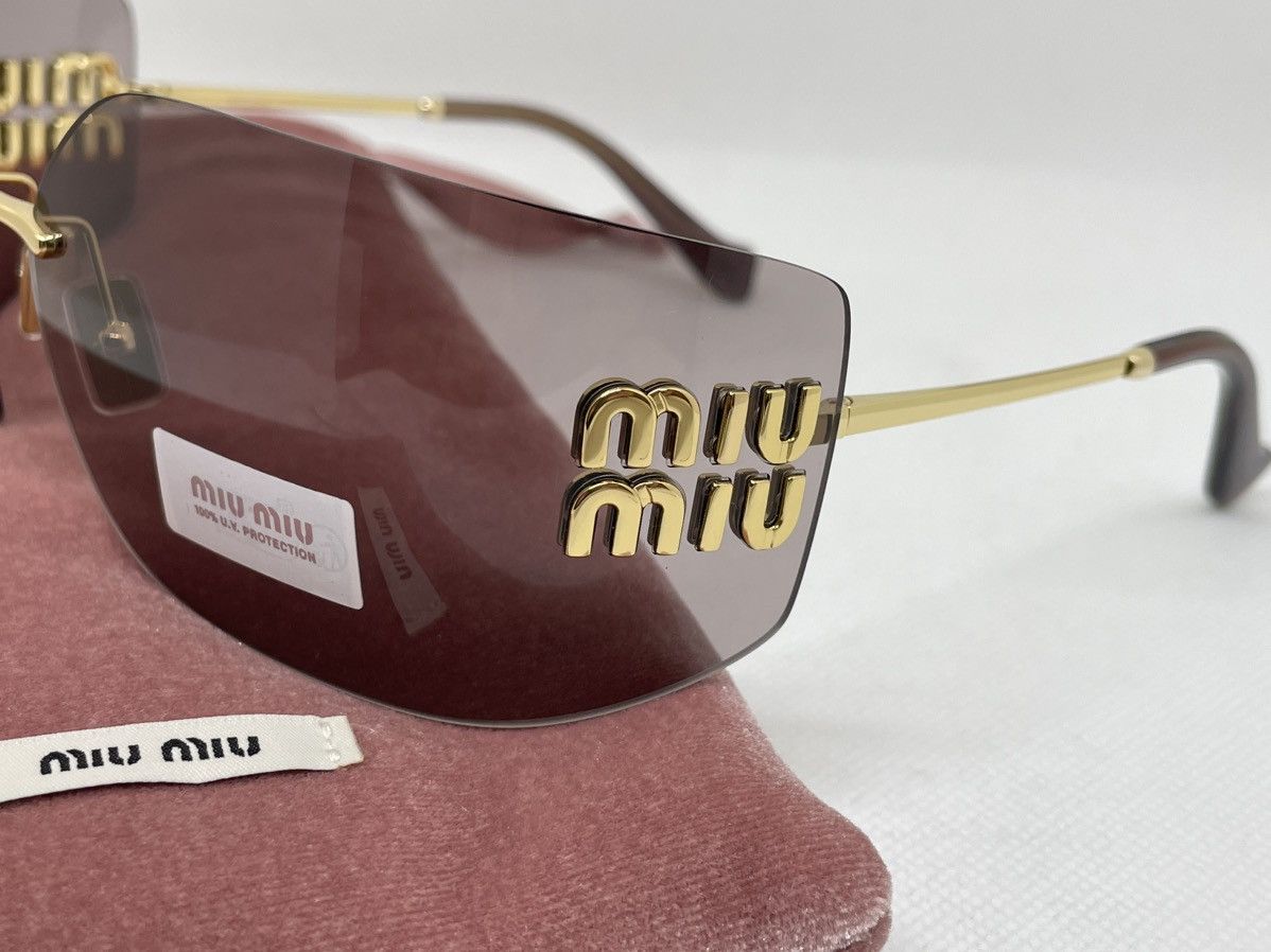 Miu Miu × Vintage NEW Miu Miu sunglasses SMU 54YS 5AK0/6I Size ONE SIZE - 4 Thumbnail