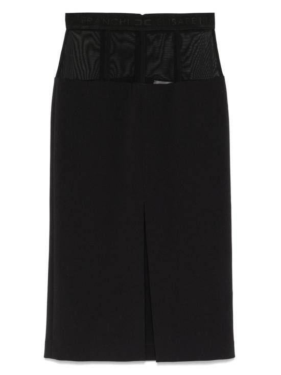 Elisabetta Franchi ELISABETTA FRANCHI Women Mid Skirts GO06653E2 110 Black Size 27" / US 4 / IT 40 - 1 Thumbnail