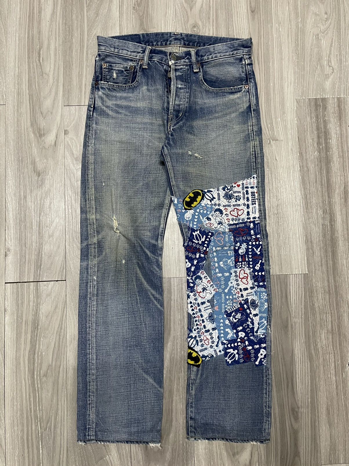 Spellbound SPELLBOUND - GHOST Pocket + Patches Jeans Size US 31 - 2 Thumbnail