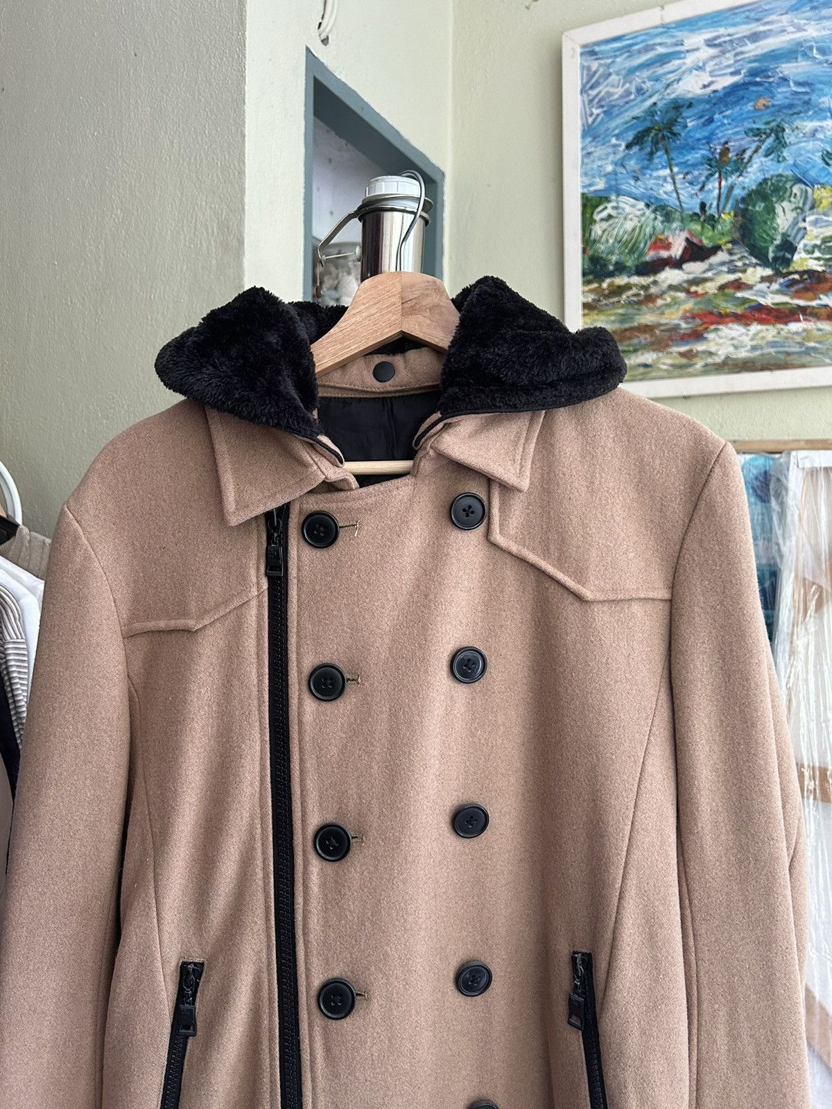 semanticdesign Semantic Design Japan Coat Button Jacket Size US L / EU 52-54 / 3 - 2 Thumbnail