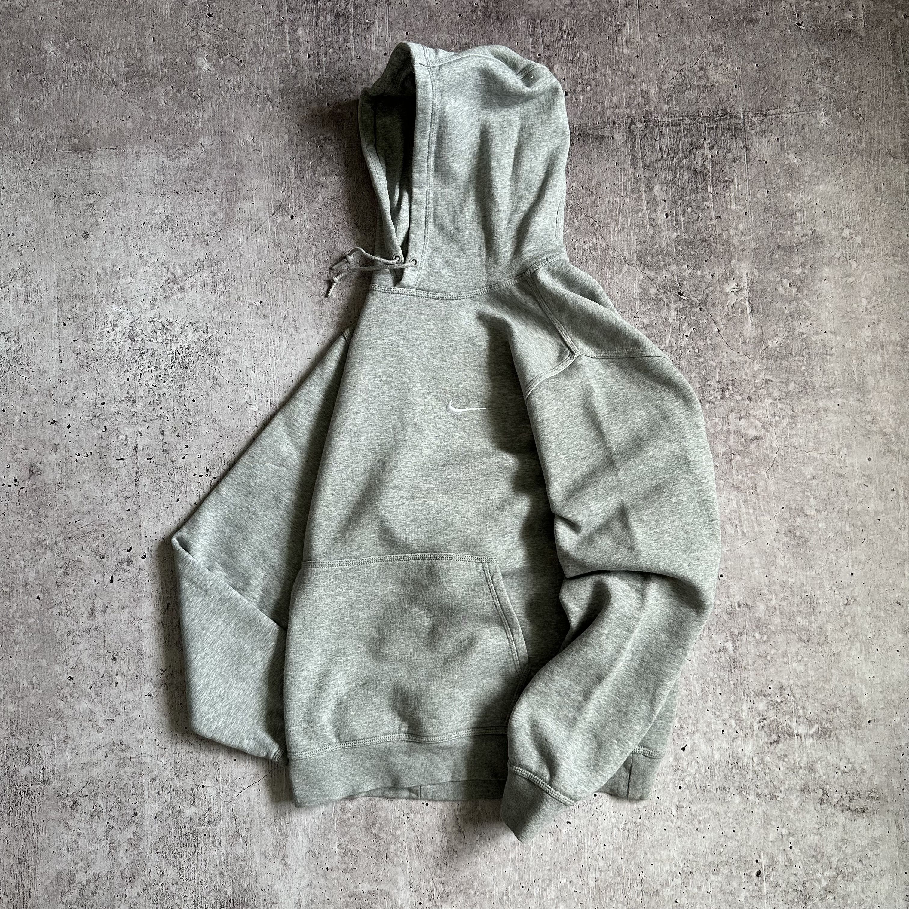 Nike × Vintage Nike y2k Vintage Baggy Boxy Oversize Swoosh Logo Hoodie Size US XL / EU 56 / 4 - 2 Thumbnail