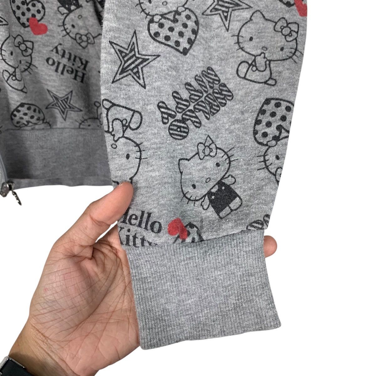 Anime HELLO KITTY Fullprint Zipper Hoodies Sweatshirt #1856-C81 Size L / US 10 / IT 46 - 14 Thumbnail