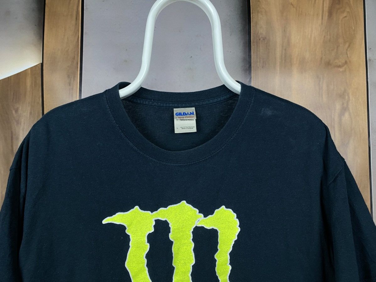 Vintage 🚧Vintage 00s Monster Energy Racing Big Logo VTG Tee🚧 Size US L / EU 52-54 / 3 - 4 Thumbnail