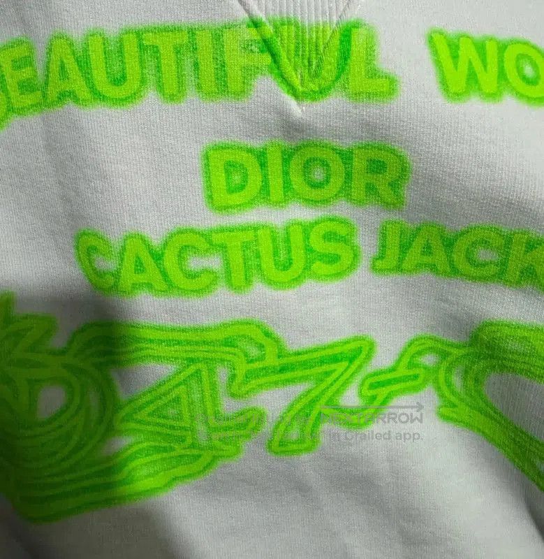 Dior Dior White Cotton Embroidered Logo Sweatshirt . Size US XS / EU 42 / 0 - 4 Thumbnail