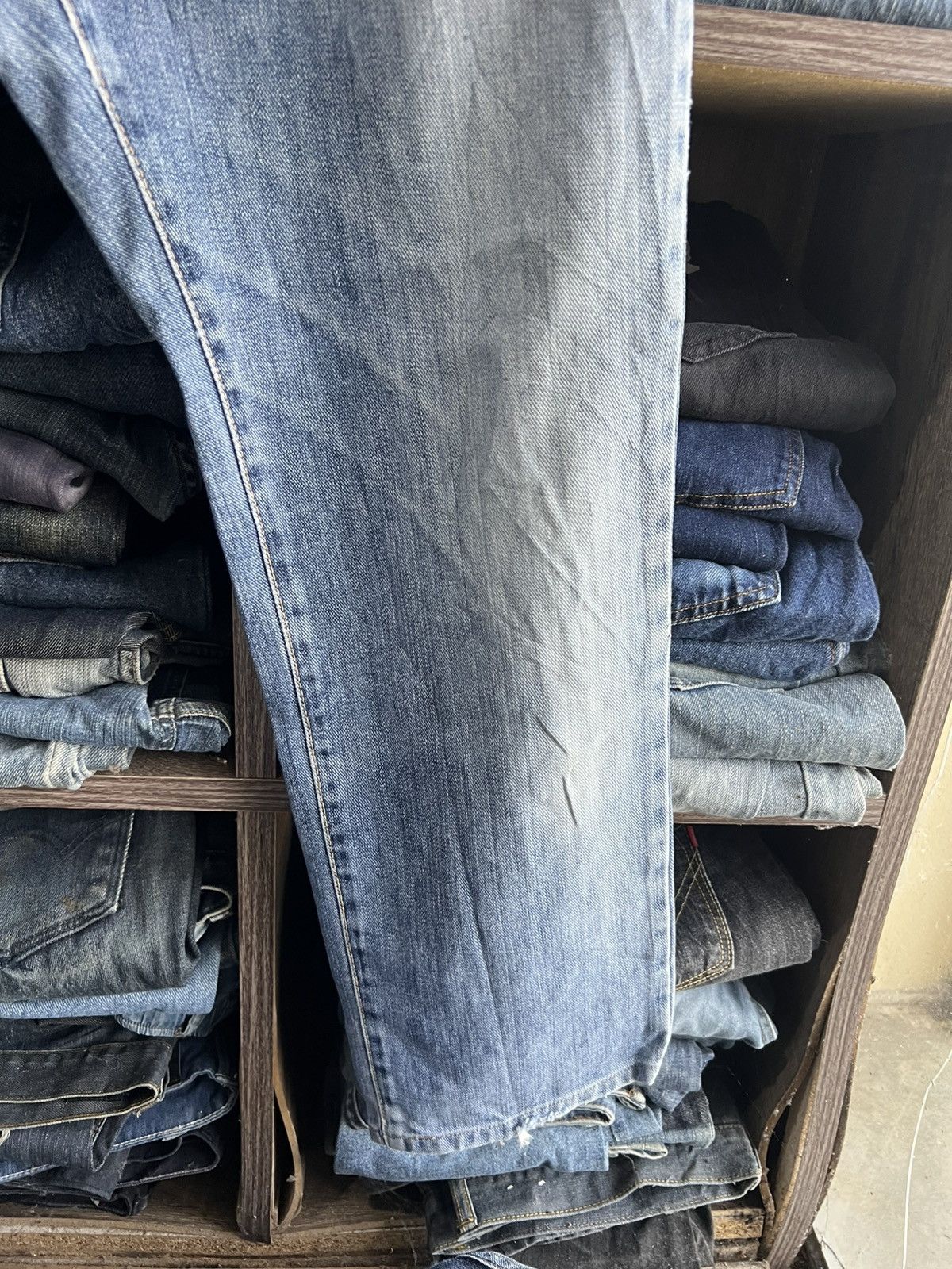 Edwin 🔥Vintage Edwin 403 Distressed Denim Size US 32 / EU 48 - 8 Thumbnail
