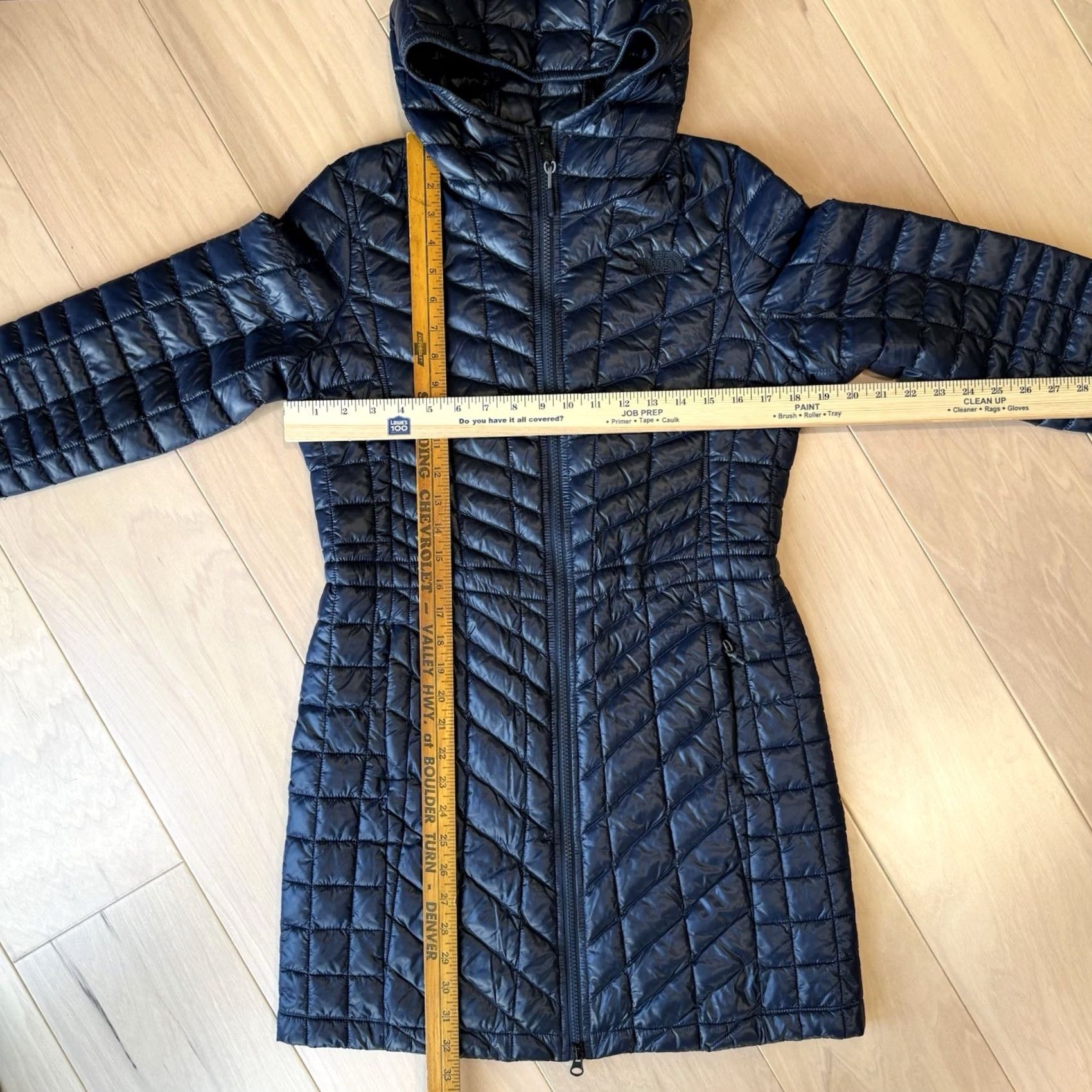 The North Face The North Face Thermoball Parka Jacket S Navy Full Zip Insulated Puffer Outerwear Women Size S / US 4 / IT 40 - 3 Thumbnail