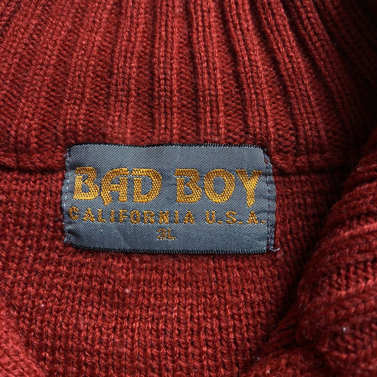 Tribal Streetwear Bad Boy Wool Zip Knitwear Size US XXL / EU 58 / 5 - 5 Thumbnail