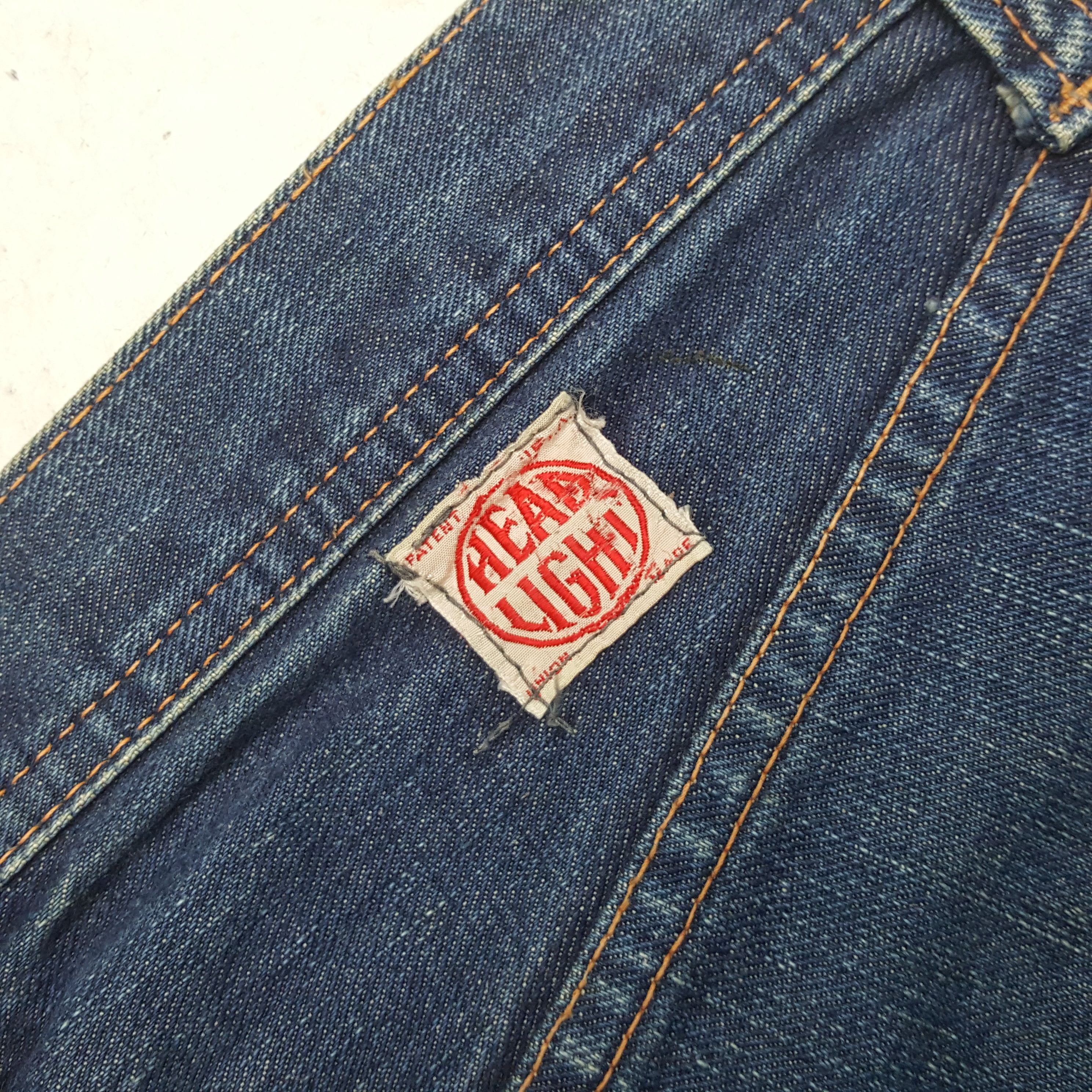 Japanese Brand Vintage Head Light Japanese Brand Distressed Jeans RR13 Size US 30 / EU 46 - 14 Thumbnail