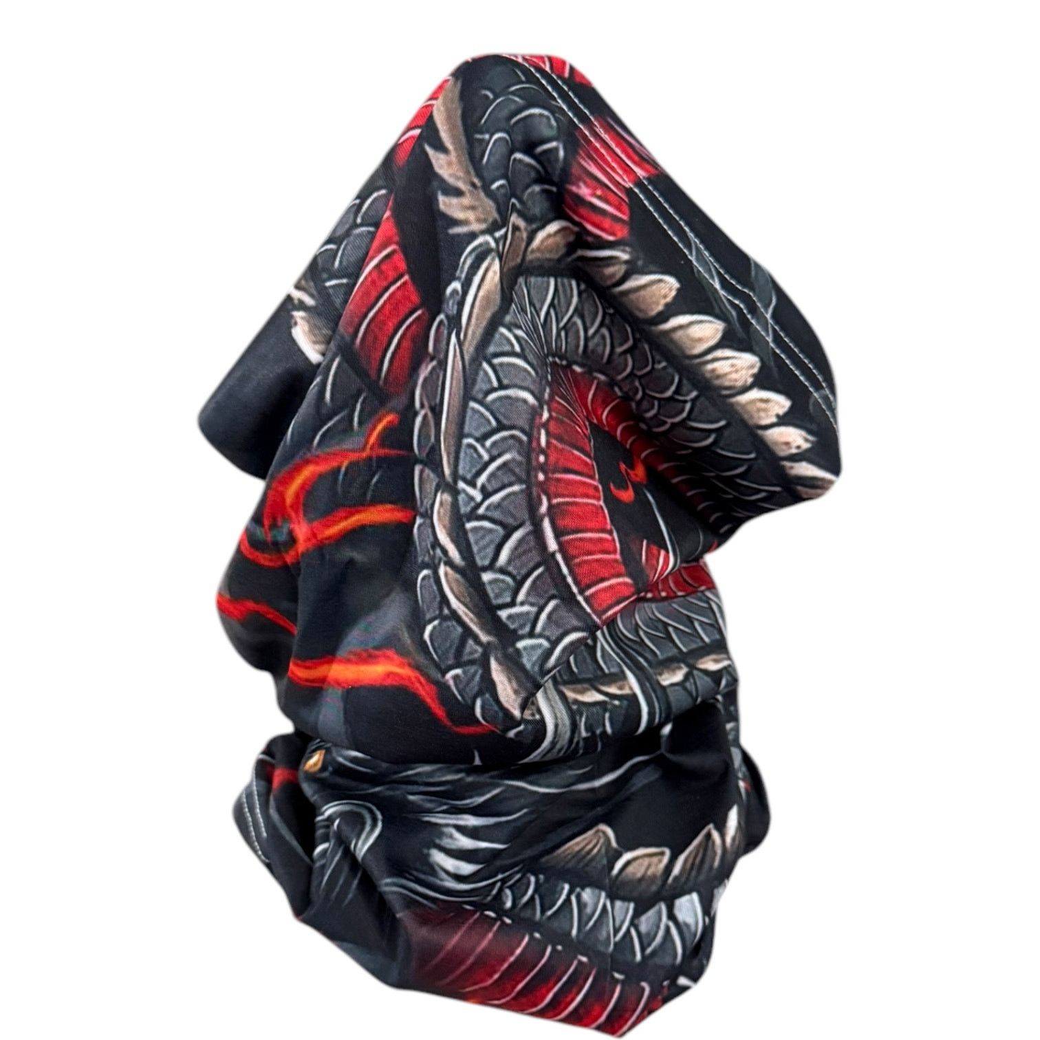 Other Gray & Red Dragon Face Mask Balaclava NEW Size ONE SIZE - 3 Thumbnail