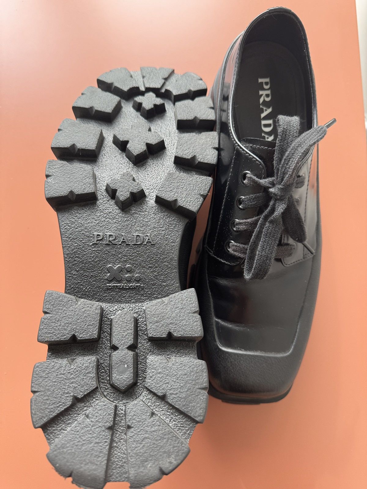 Prada Prada laced up Monolith Size US 9 / EU 42 - 7 Thumbnail