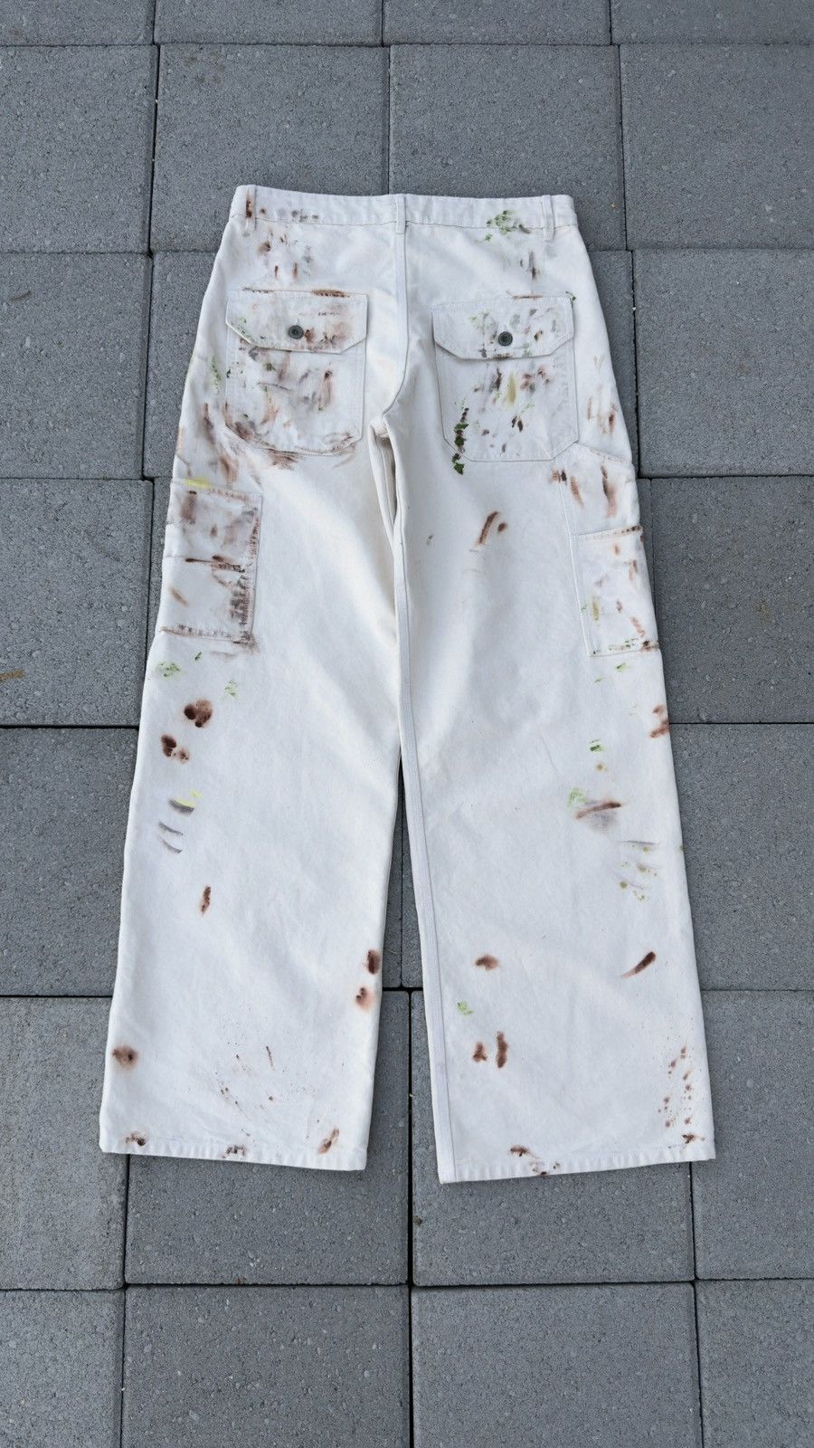 Other Cream Painted Journeyman’s Size US 32 / EU 48 - 4 Thumbnail