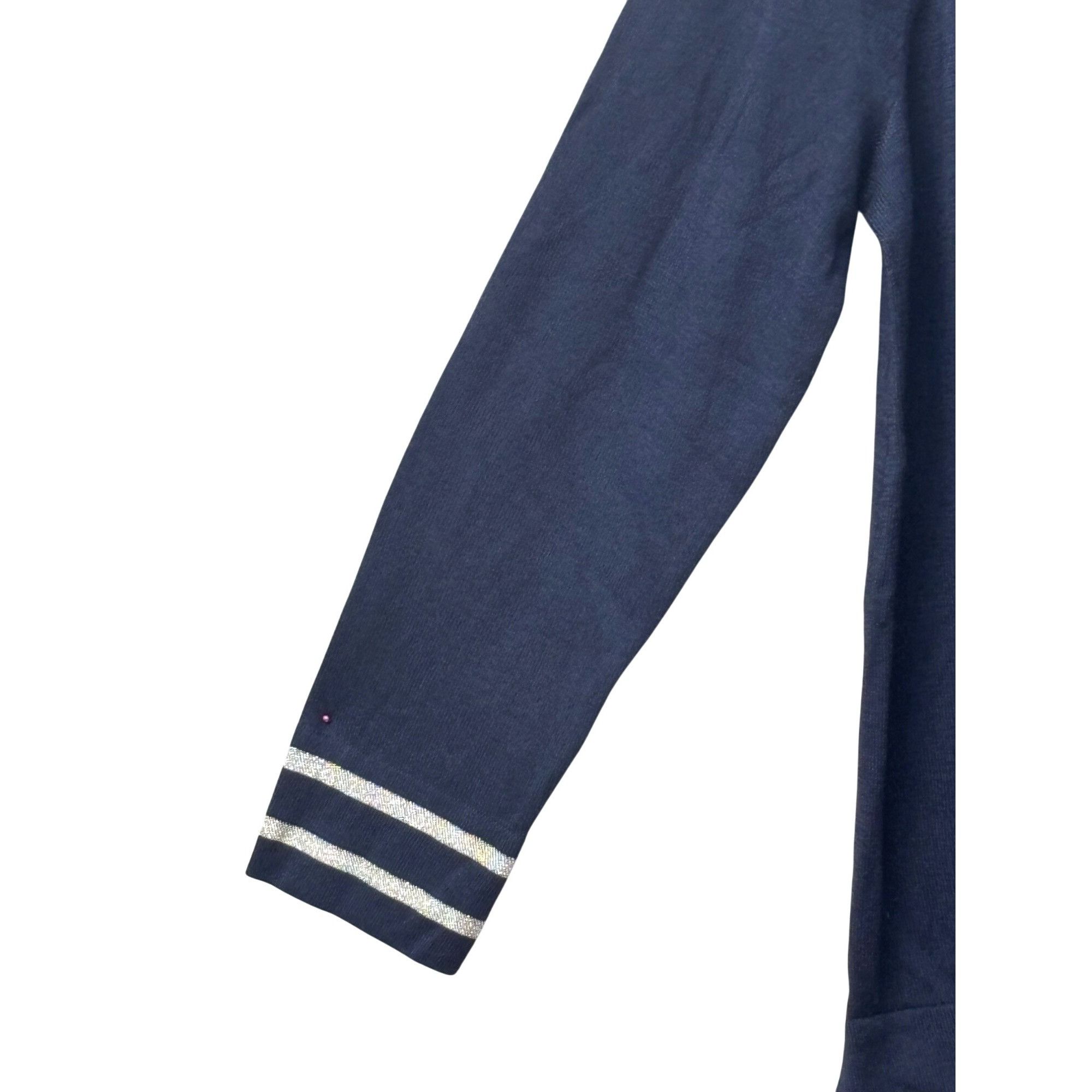 Charter Club Charter Club Metallic Trim Sweater, Intrepid Blue, Sz. XXL Size XXL / US 16-18 / IT 52-54 - 4 Thumbnail