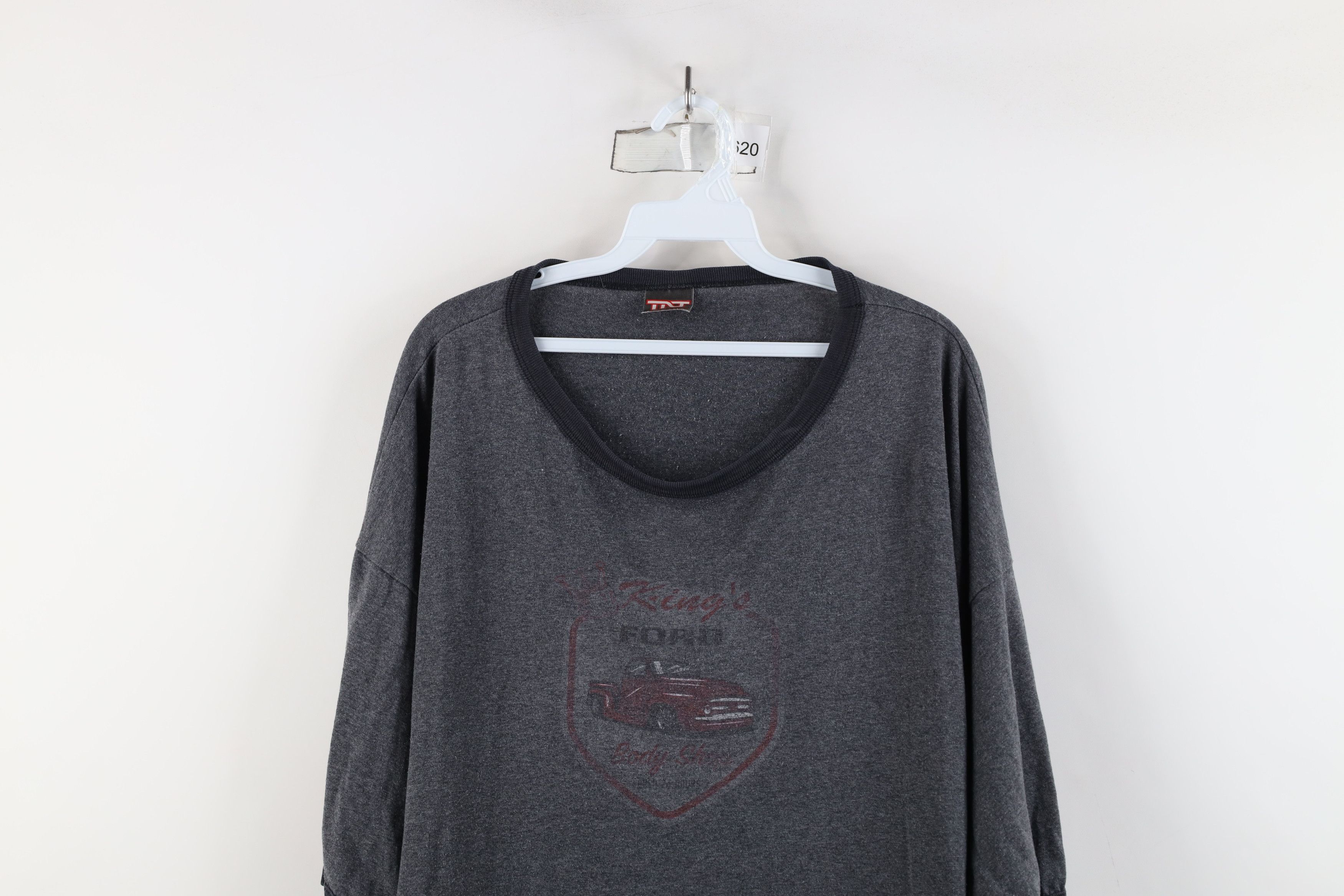 Vintage Vintage 90s Y2K Streetwear Shop Ford Motor Co Ringer T-Shirt Size US XXL / EU 58 / 5 - 2 Thumbnail