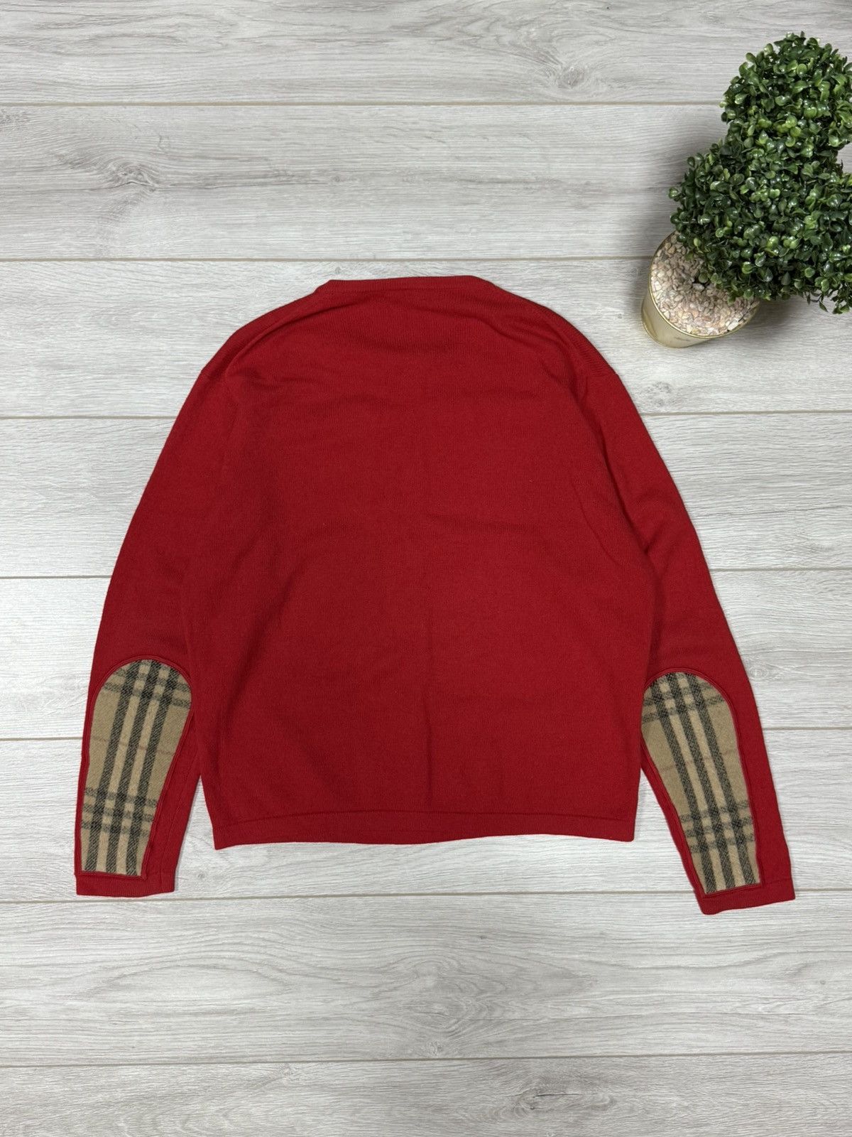 Burberry Burberry nova check wool sweater Size US L / EU 52-54 / 3 - 9 Thumbnail