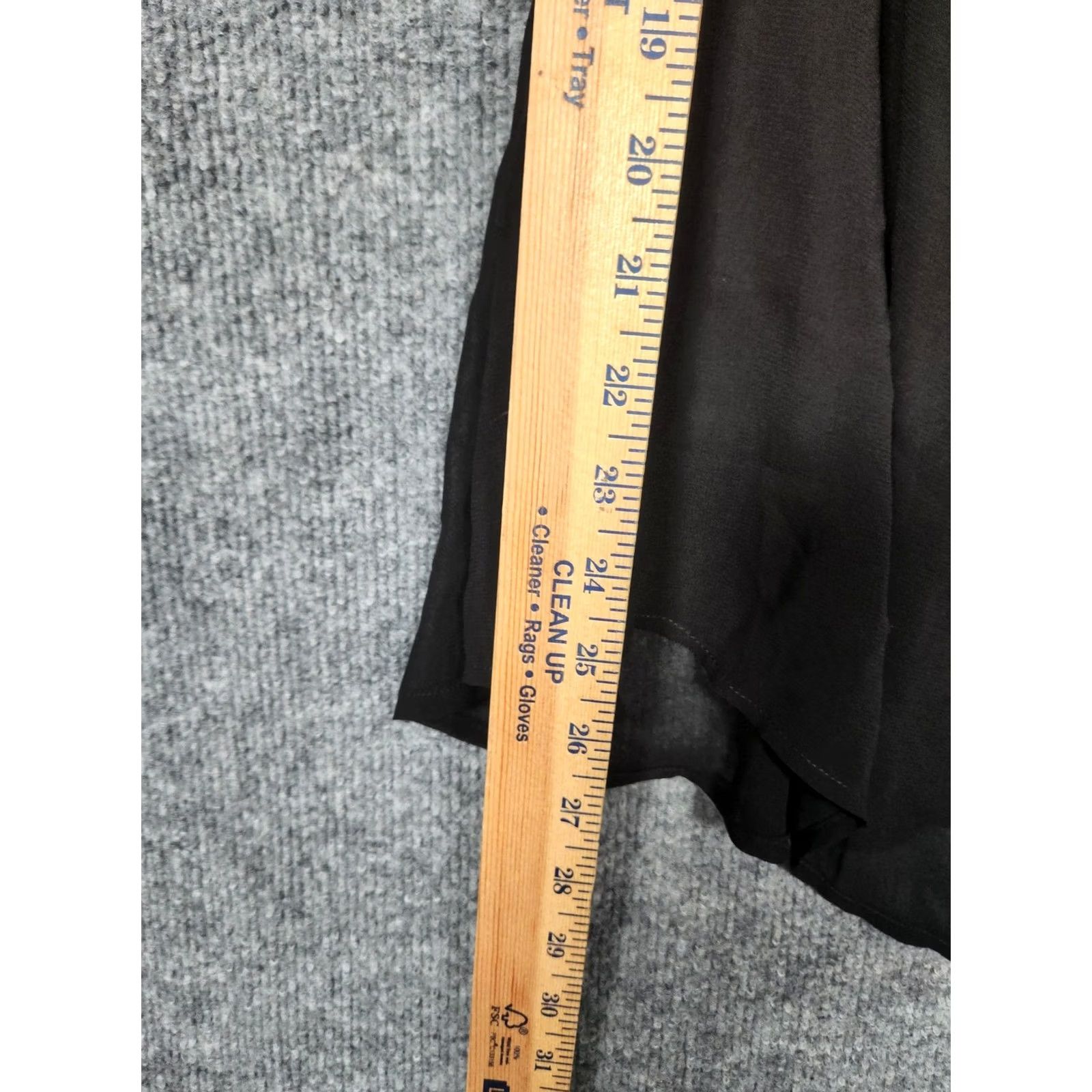 Avenue Miss Avenue Womens Large Black Strapless Chiffon Overlay Party Cocktail Dress Size L / US 10 / IT 46 - 4 Thumbnail