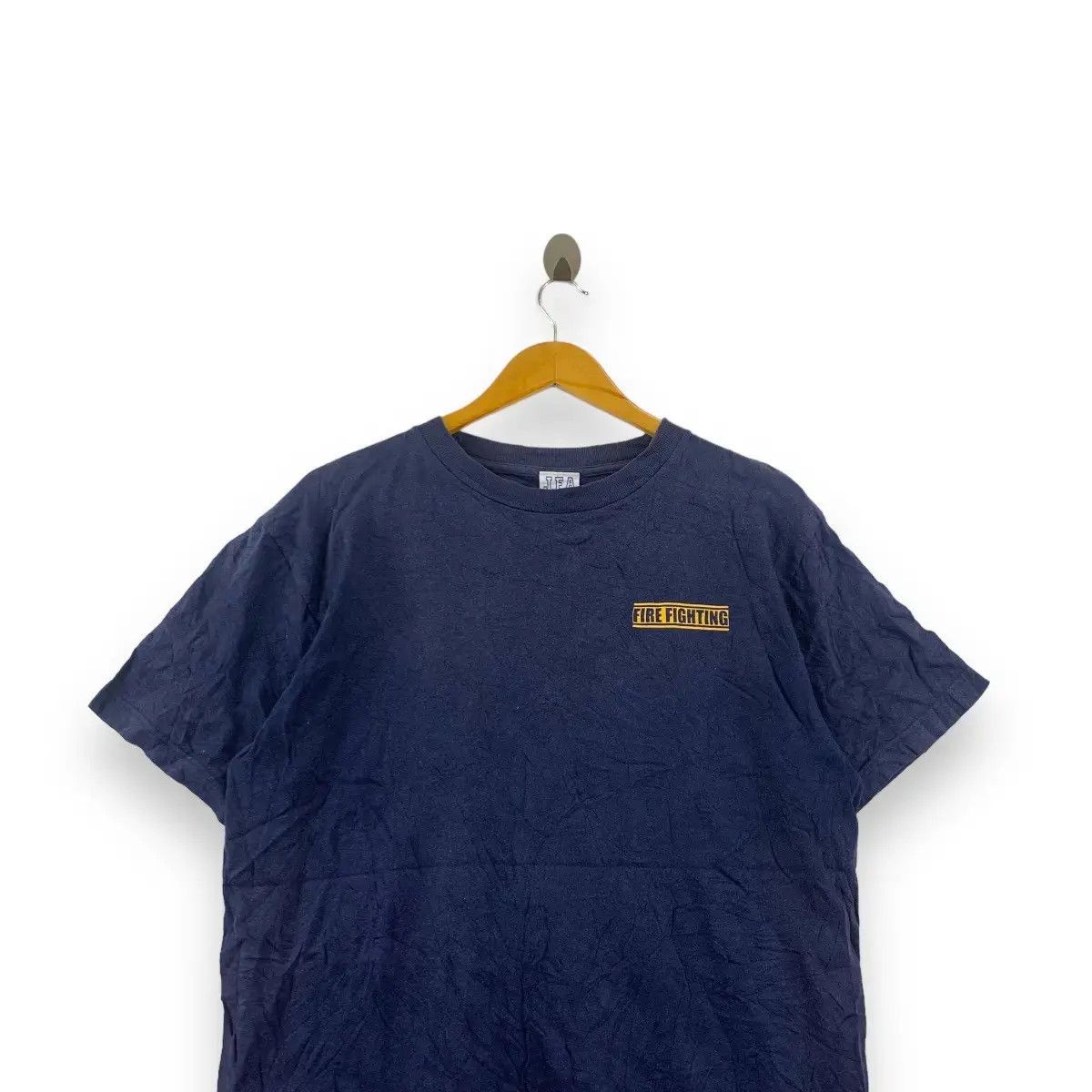 Vintage Vintage JAPAN FIREFIGHTERS Great Fireman Life Support Tee Size US L / EU 52-54 / 3 - 4 Thumbnail
