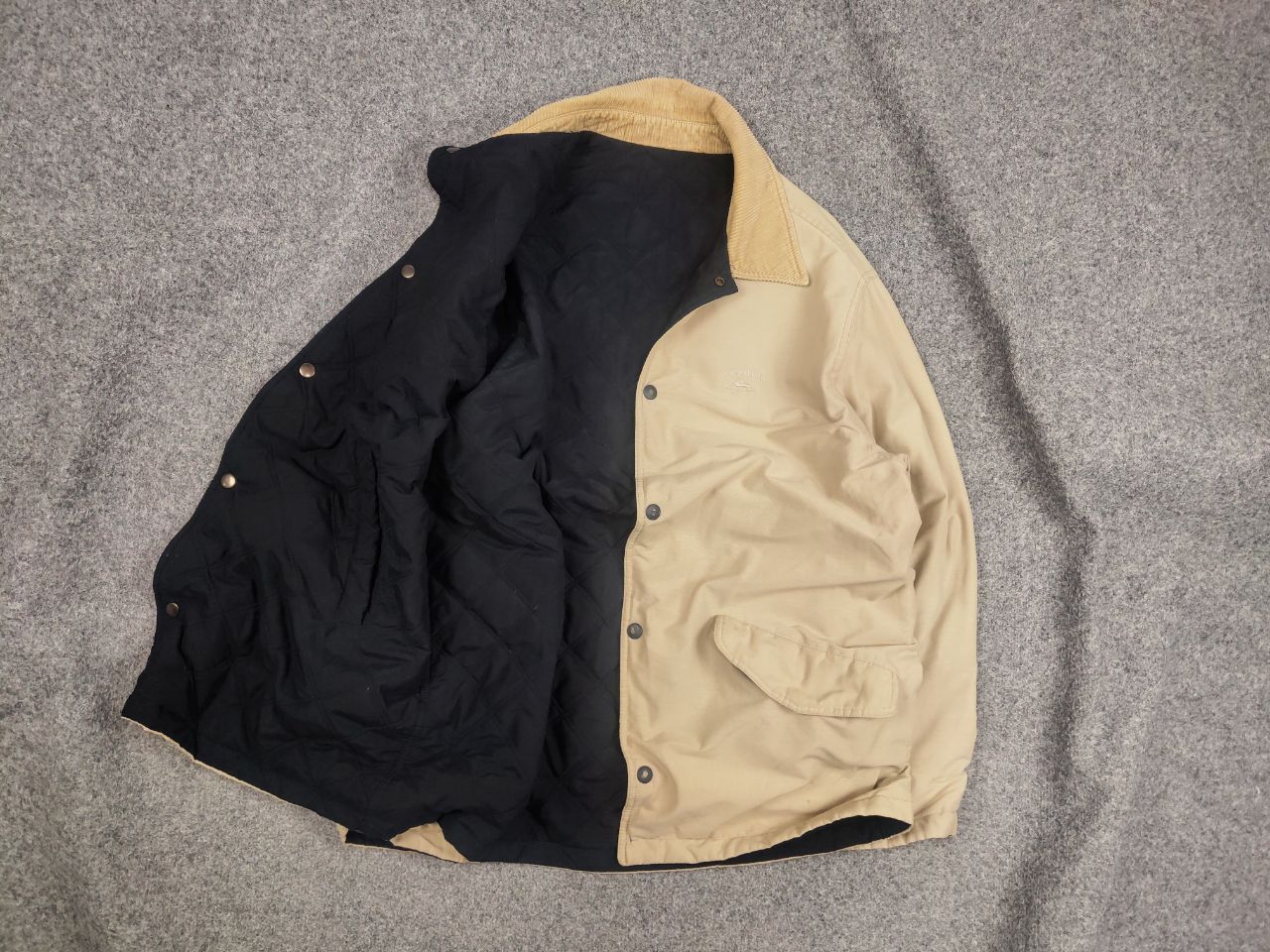 Longchamp Paris Vintage 90's Reversible Quilted Jacket