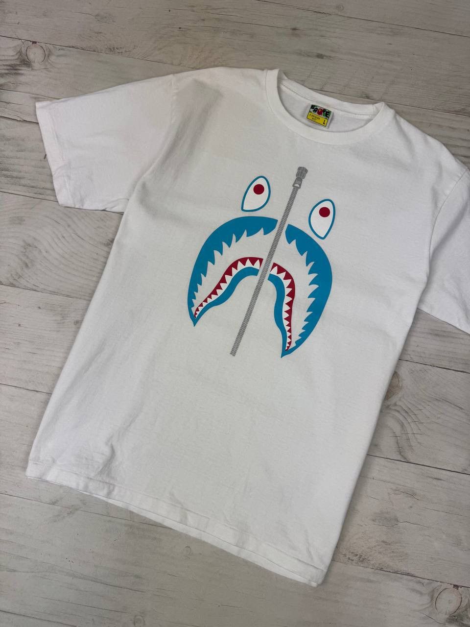 Bape Shark Tee Size US L / EU 52-54 / 3 - 4 Thumbnail