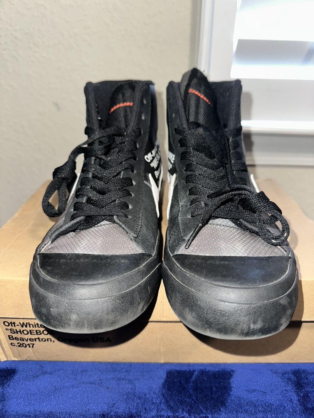 Nike × Off-White × Virgil Abloh OFF-WHITE x NIKE BLAZER “Grim Reaper” Size US 10 / EU 43 - 3 Thumbnail