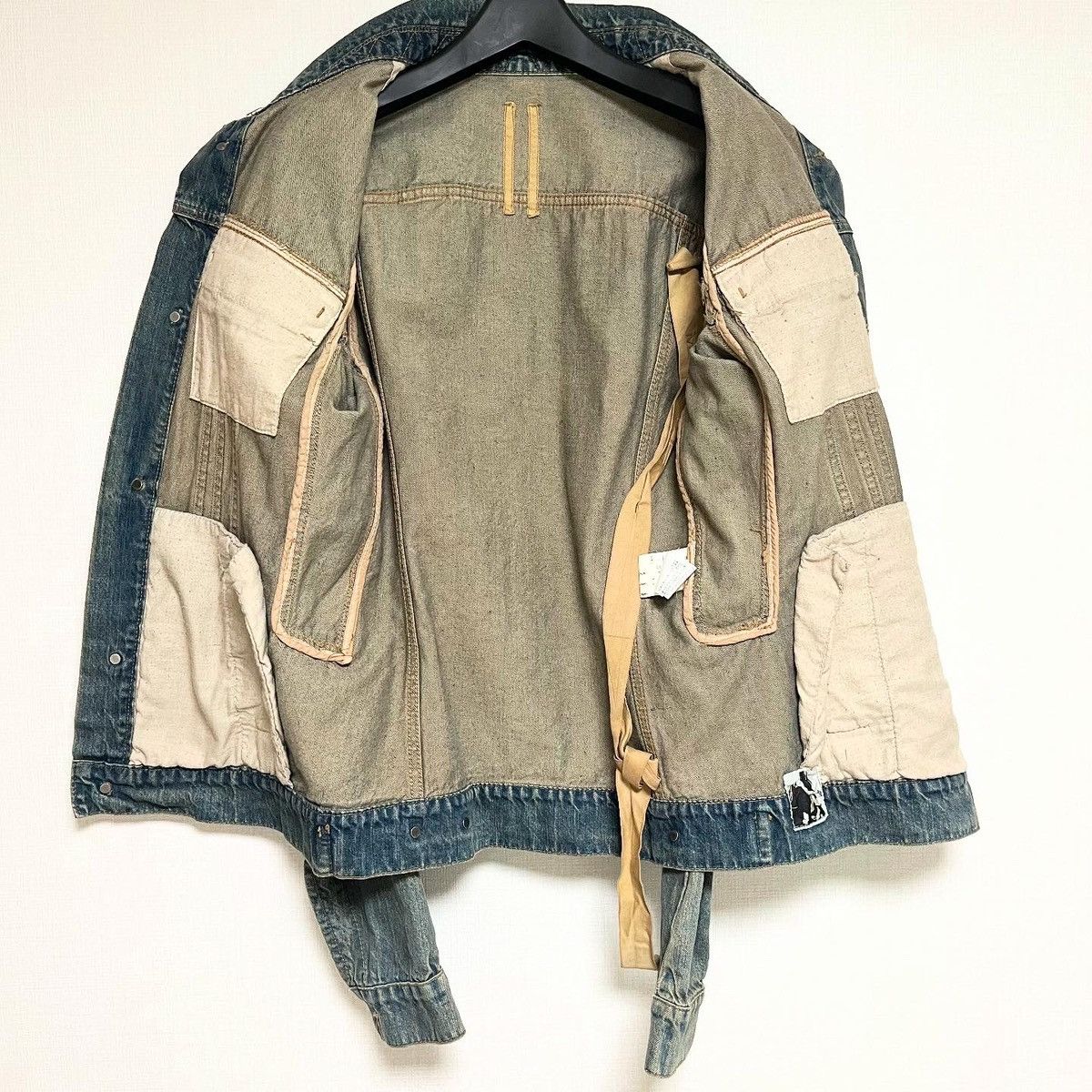 Rick Owens Drkshdw 08FW MUD DENIM TRUCKER JACKET Size US S / EU 44-46 / 1 - 3 Thumbnail