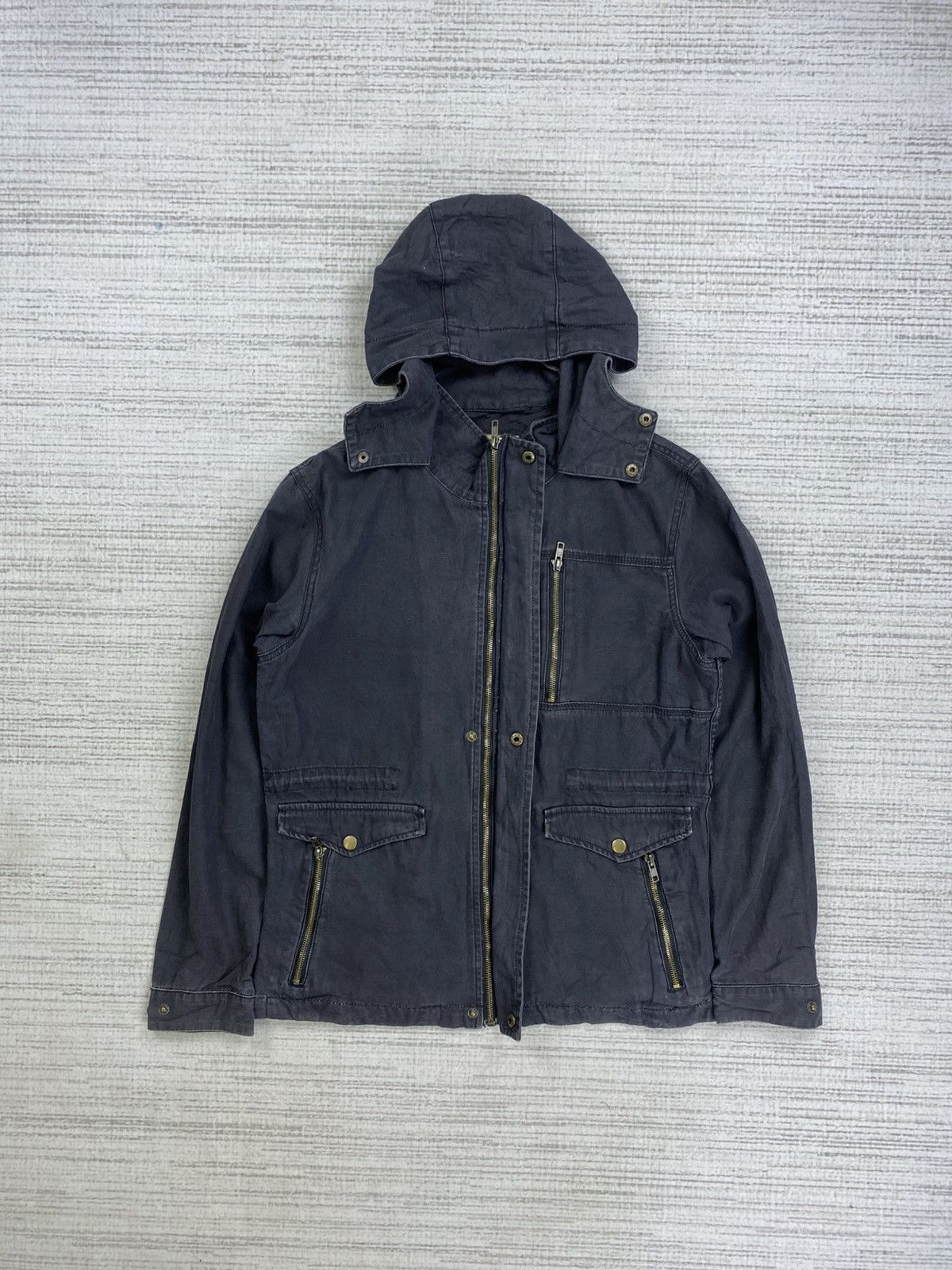 Issey Miyake 🔥Jungle Storm Rare Multipocket Denim Cotton Hoodie Jacket Size US M / EU 48-50 / 2 - 6 Thumbnail