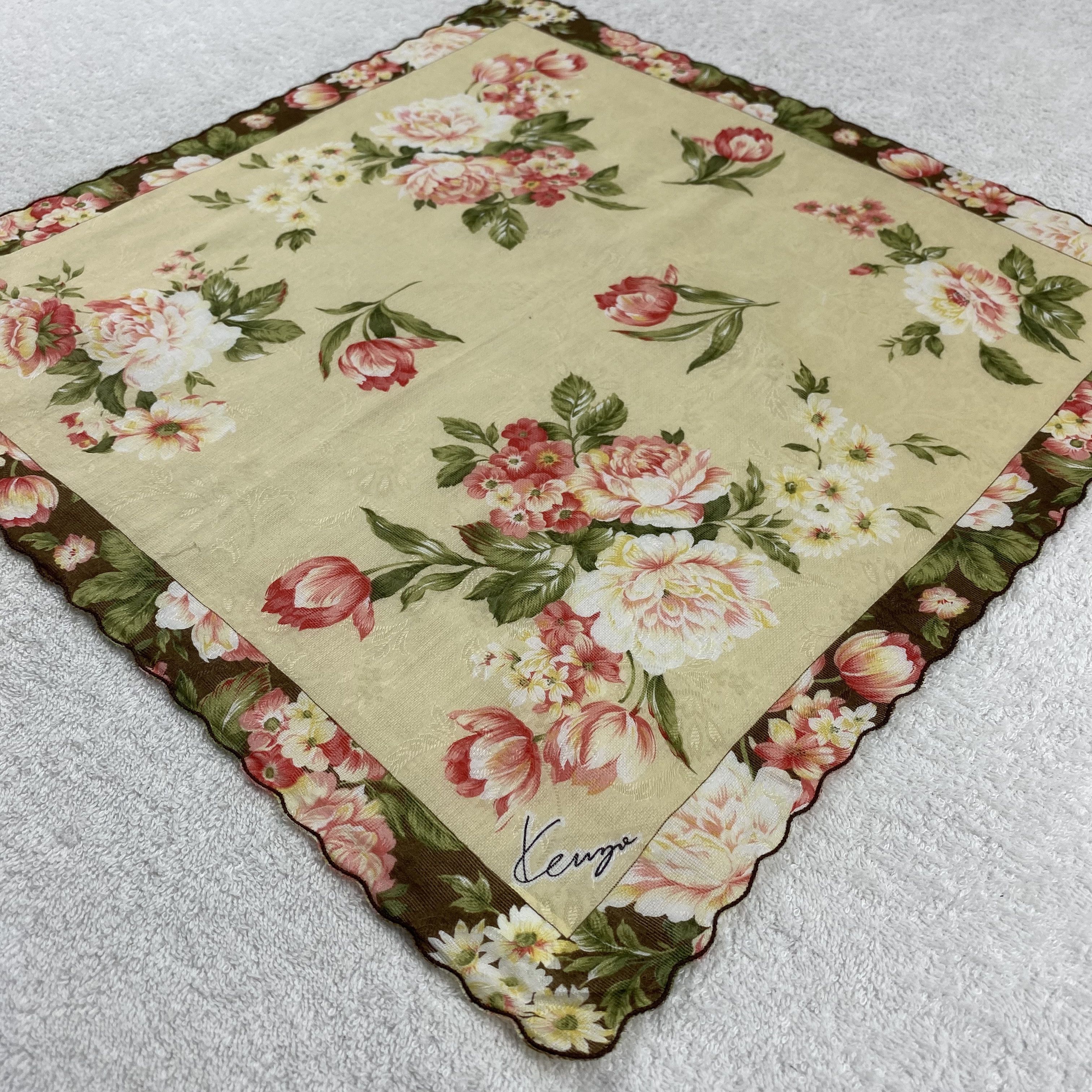 Kenzo × Vintage Kenzo Neckerchief / Bandana / Handkerchief Size ONE SIZE - 4 Thumbnail