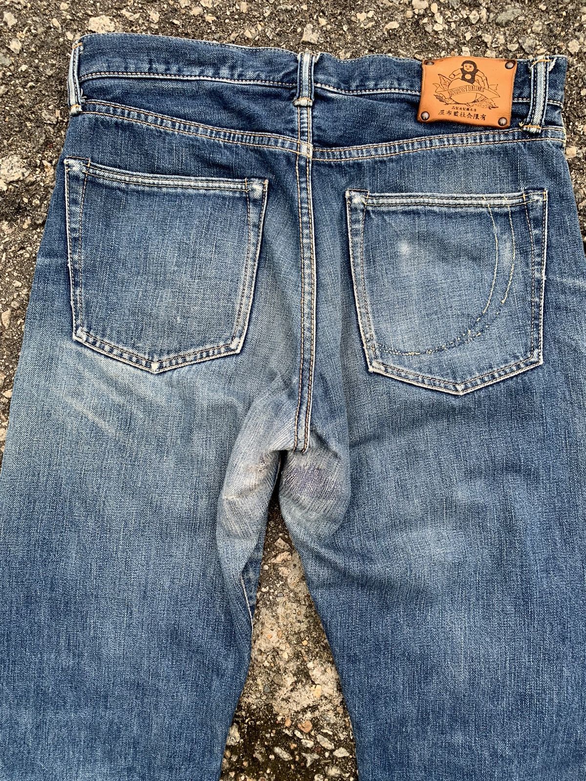 Japan Blue MOMOTARO ❌ JAPAN BLUE SELVEDGE DISTRESSED DENIM Size US 32 / EU 48 - 10 Thumbnail