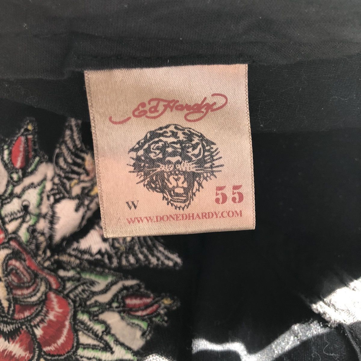Designer × Ed Hardy × Vintage Vintage Ed Hardy Big Logo Cap Size ONE SIZE - 6 Thumbnail