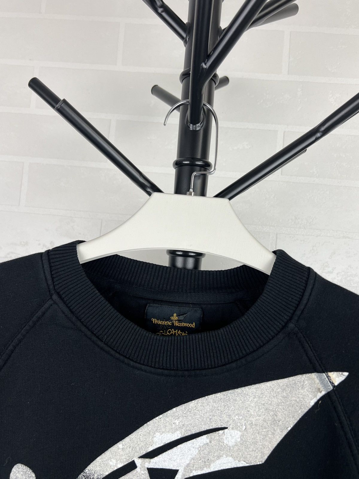 Vivienne Westwood VIVIENNE WESTWOOD Sweatshirt ANGLOMANIA Big Orb Logo Black Size US XS / EU 42 / 0 - 3 Thumbnail